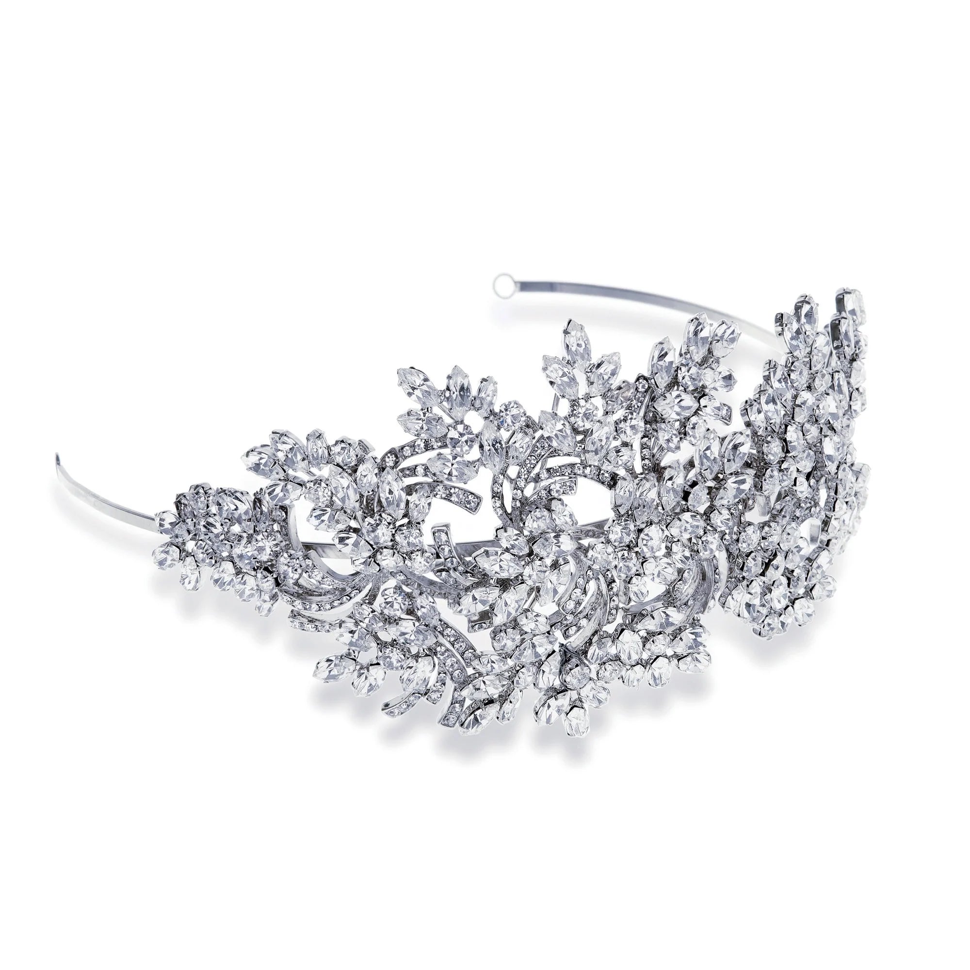Elegant Bridal Tiara Headpiece with Sparkling Crystals - Perfect for Weddings, Prom & Special Occasions | MAJESTIC