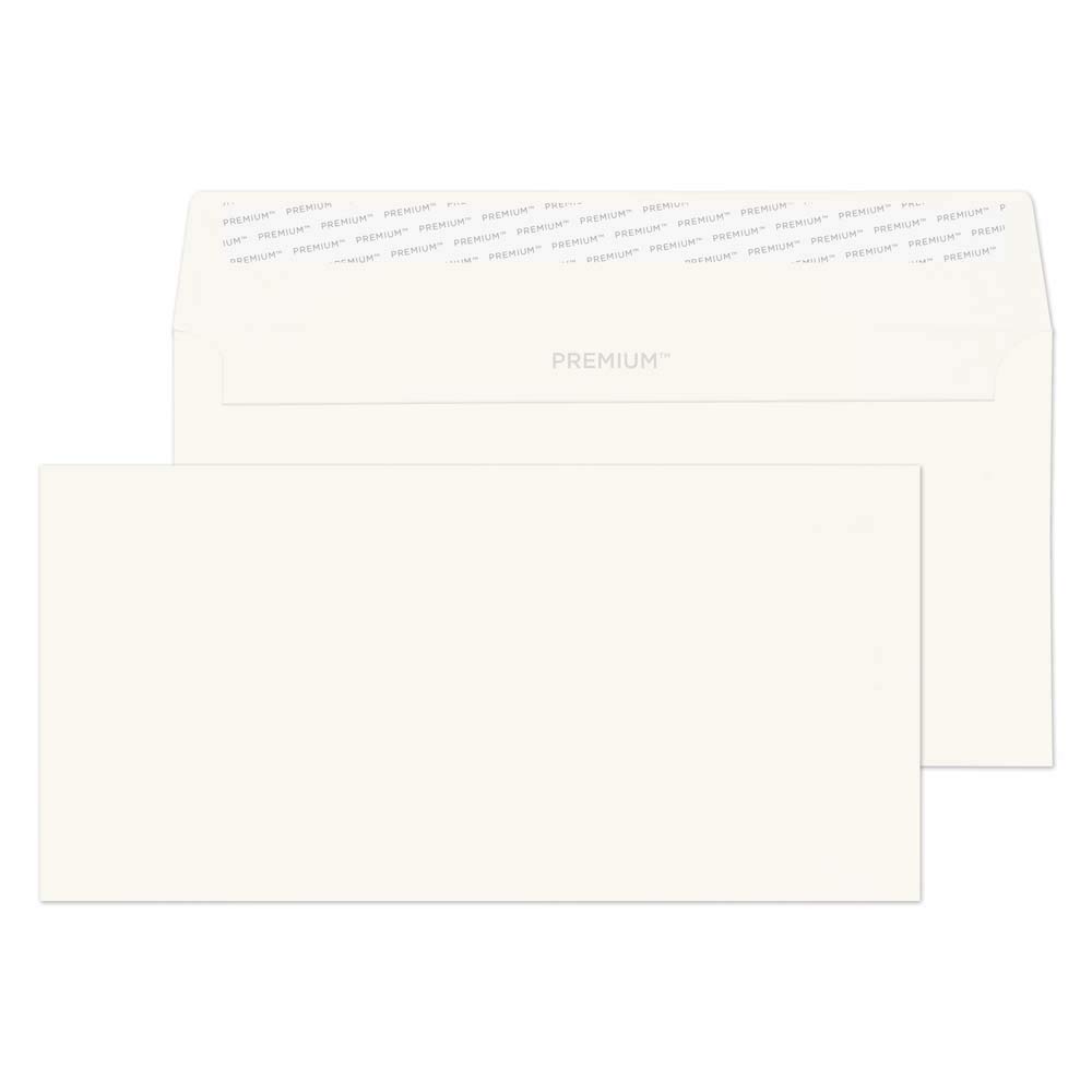 Premium Blake Business DL 110x220mm 120gsm Peel & Seal Wallet Envelopes (Pack of 500) - High Quality White Wove Paper for Mailing, Invoicing & Office Use