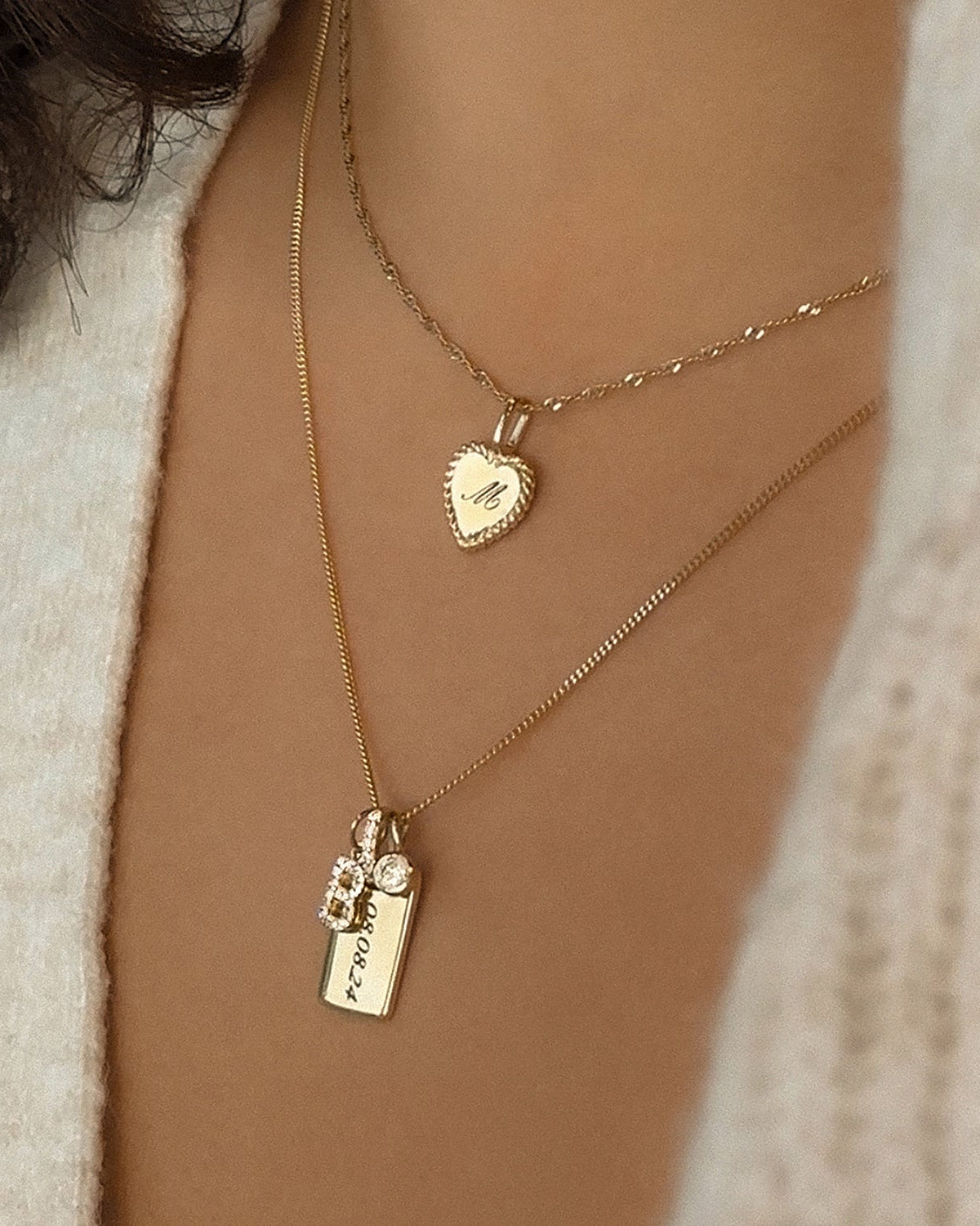 Heart Rope Pendant Necklace for Women - Dainty Gold & Silver Love Jewelry Gift for Her | Perfect for Valentine's Day, Anniversary & Romantic Occasions