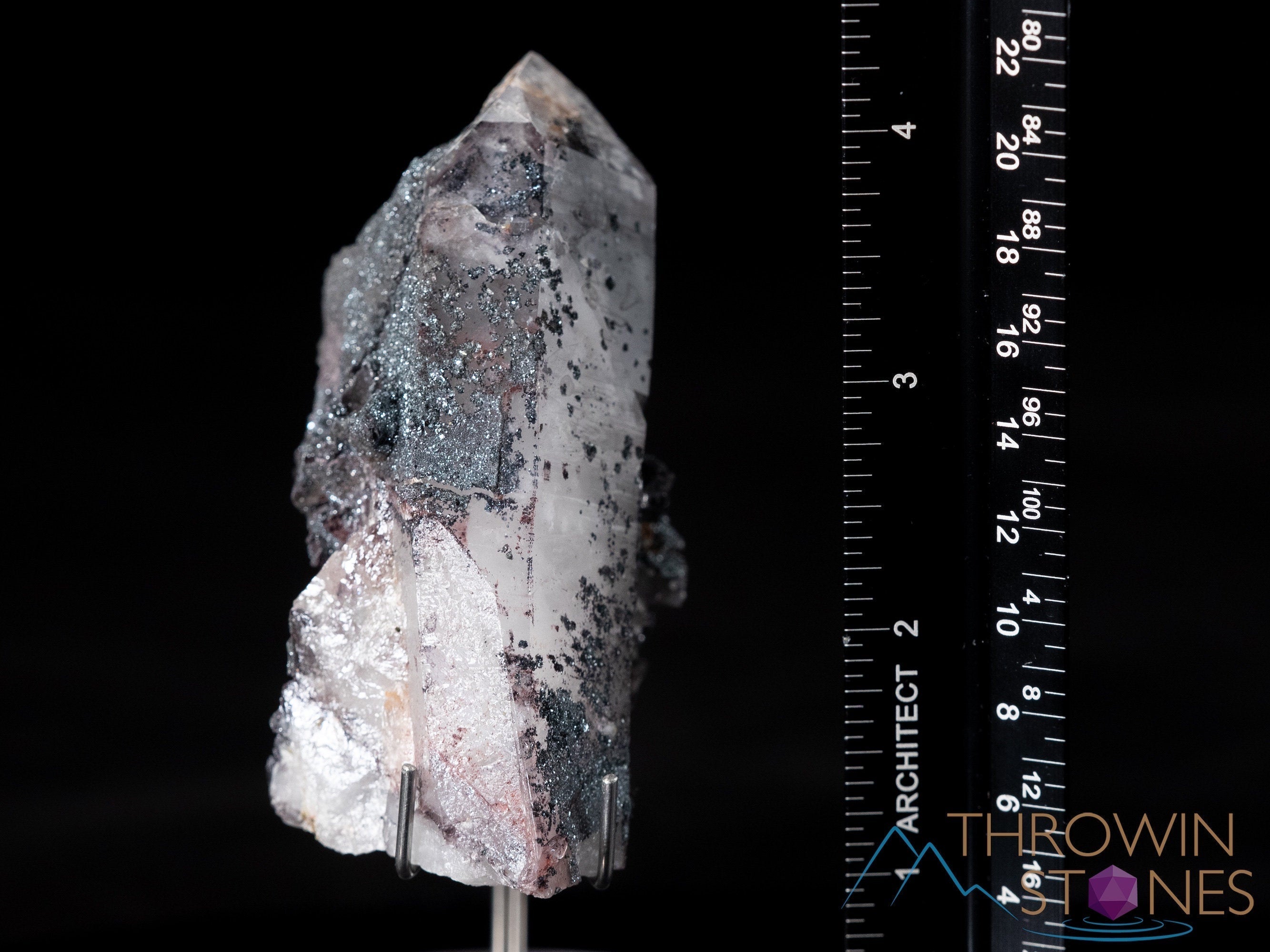 Natural MESSINA QUARTZ with HEMATITE Raw Crystal - Healing Stone for Home Decor, Housewarming Gift, Meditation & Energy Work (39213) - Perfect for Spiritual Healing, Office Desk Decor & Crystal Collection