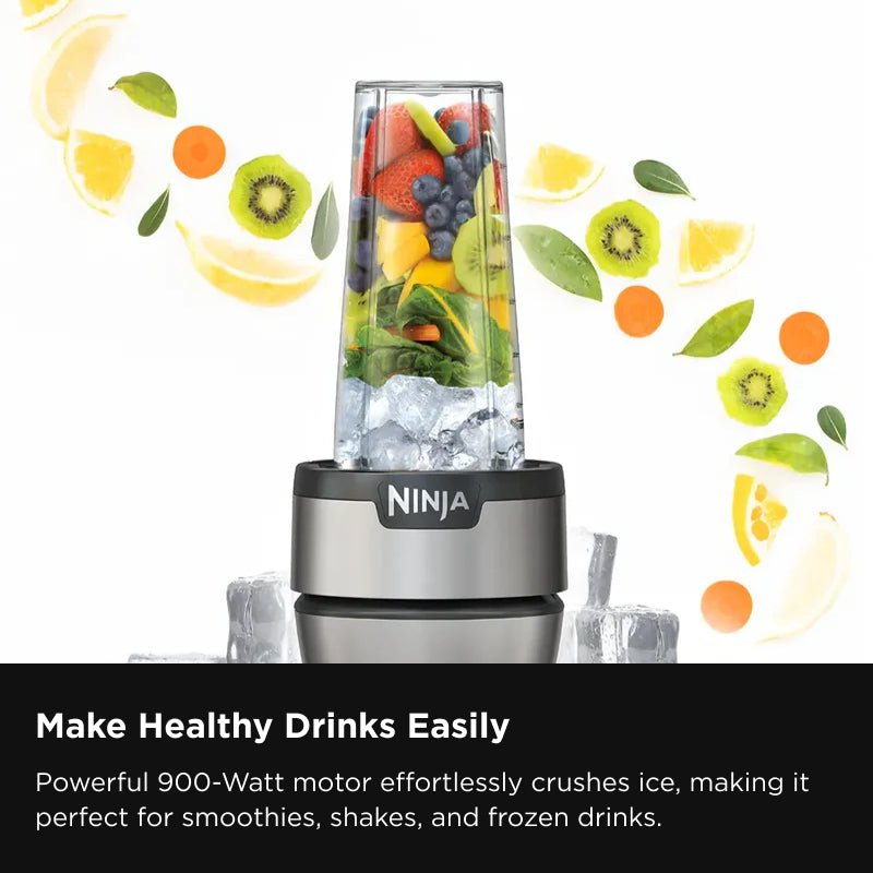 Ninja Nutri Blender Plus - Professional Countertop Blender for Smoothies, Shakes & Food Prep | High-Speed Blending with 1000W Motor | Perfect for Healthy Drinks, Baby Food & Meal Prep at Home