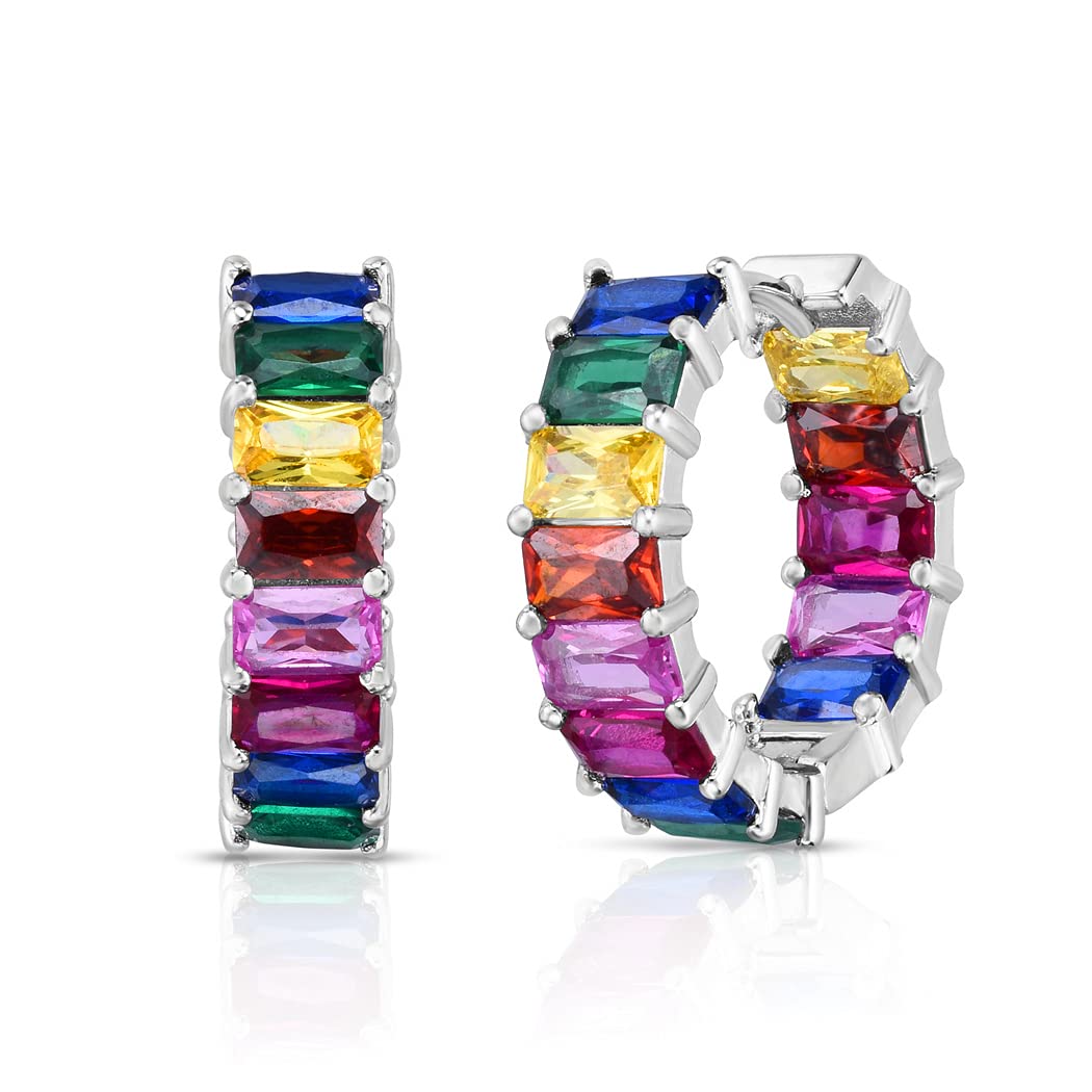 925 Sterling Silver Sparkle Cut Textured Stud Earrings with Snap Clasp - Elegant Jewelry Gift for Women, Perfect for Parties, Weddings & Everyday Wear