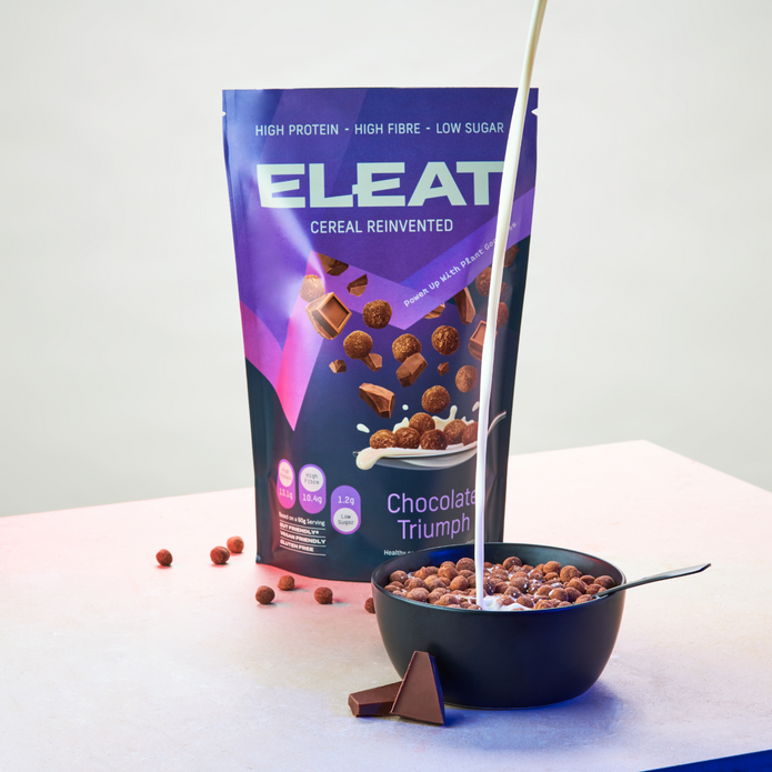Eleat Balanced High Protein Cereal 250g - Healthy Breakfast & Snack for Fitness, Weight Loss & Active Lifestyle