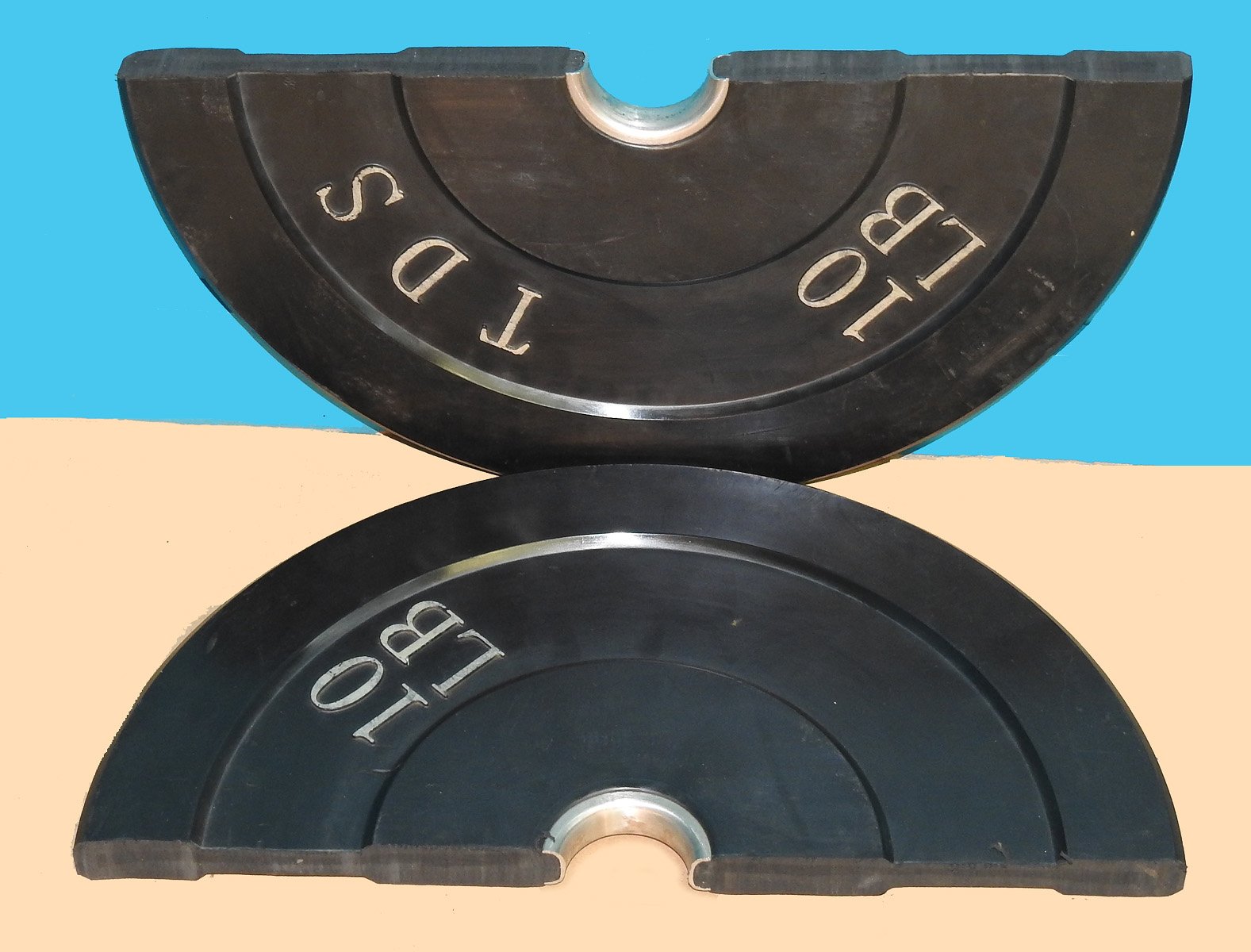 Premium Virgin Pure Rubber Bumper Plates (2) - 10 lbs Each (20 lbs Total) No Steel Plates - Ideal for CrossFit, Weightlifting & Home Gym Workouts - Perfect for Olympic Lifting, Strength Training & Functional Fitness