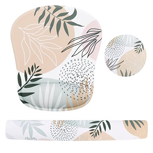 Boho Tropical Green Leaves