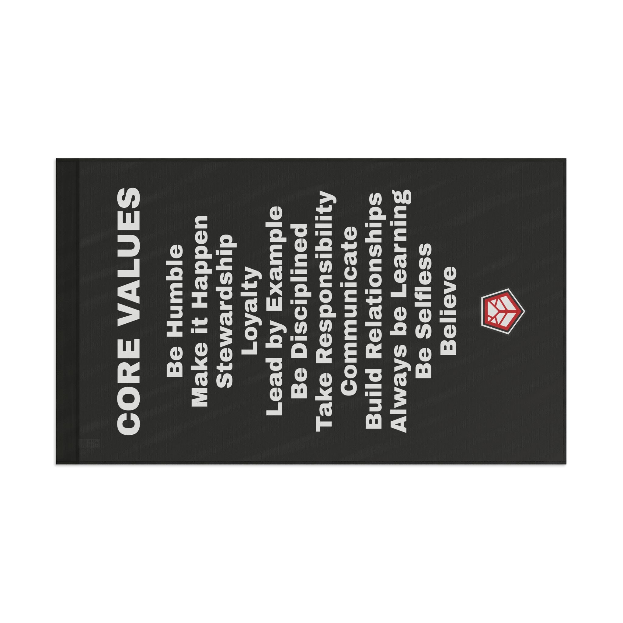 Core Values American Flag - Patriotic Home Decor for Wall, Yard & Outdoor - Perfect for Independence Day, Memorial Day & Veterans Day