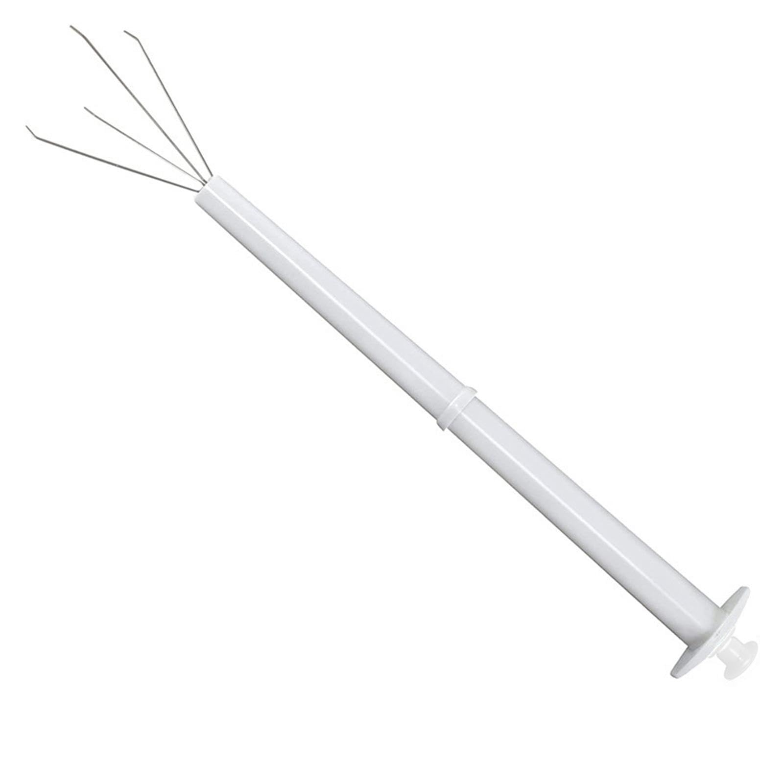Stainless Steel Pickle Picker Fork - 8 Inch 4-Prong Jar Tool for Pickles, Peppers & Olives | Durable PVC Handle Kitchen Utensil for Restaurants, Bakeries & Home Canning | Perfect for Salad Bars, BBQ Parties & Picnics