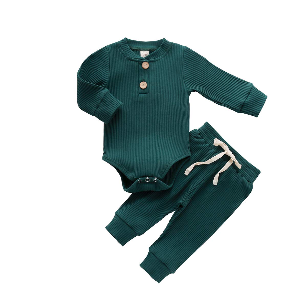 **Adorable Newborn Baby Girl & Boy Fall Clothes Set – 3-24 Months Long Sleeve Knitted Cotton Romper & Pants – Cozy Winter Outfits for Infants – Perfect for Playdates, Family Photos & Holiday Gatherings**