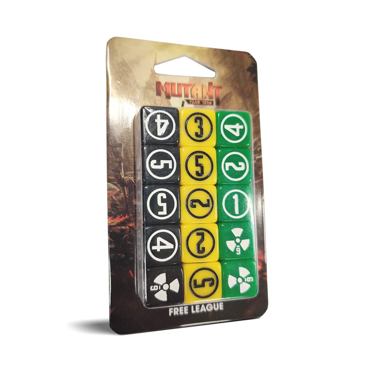 Mutant Year Zero Dice Set - RPG Polyhedral Dice for Tabletop Role-Playing Games | Perfect for Mutant Year Zero, Post-Apocalyptic RPG Adventures