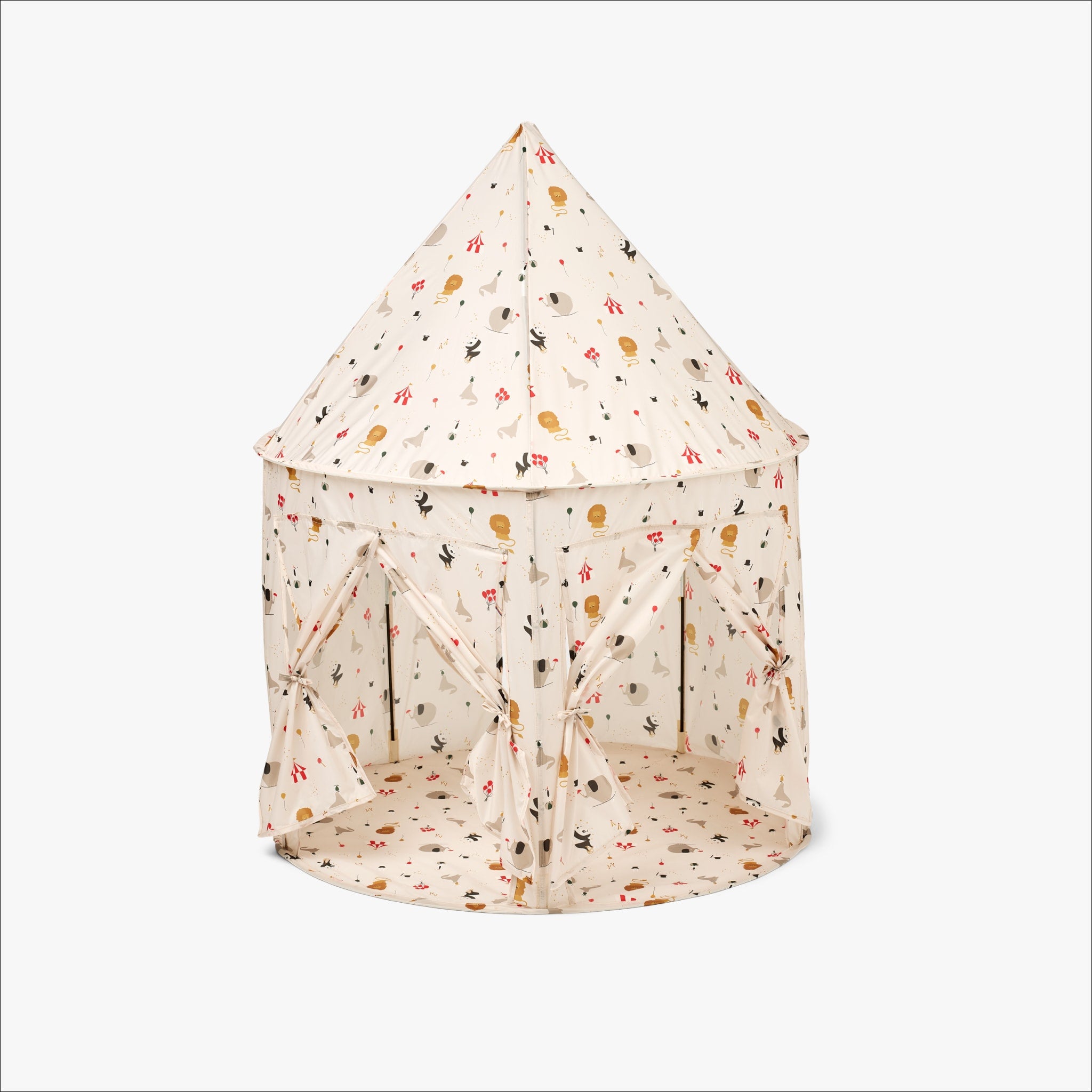 LIEWOOD Oaks Pop Up Play Tent for Kids - Foldable Circus & Sandy Beach Playhouse, Indoor Outdoor Children's Play Tent for Birthday Parties, Camping, and Backyard Fun