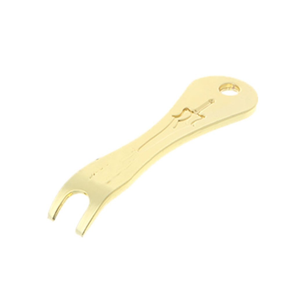 Acoustic Guitar Bridge Pins Puller & Peg Remover Tool - Professional String Change Accessory with Metal Extractor - Multifunctional Guitar Maintenance Kit (Gold) - Perfect for Guitar Repair, String Replacement & Instrument Care