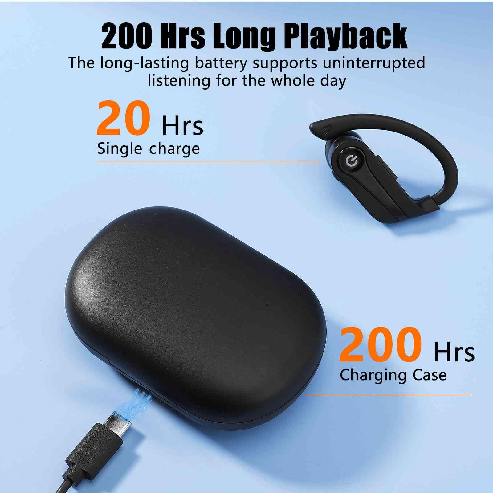 Premium Wireless Earbuds for Nokia 5 - True 5.0 Bluetooth Sport Headphones with Immersive Sound, Touch Control & IPX7 Sweatproof - Deep Bass Stereo Calls with Charging Case | Perfect for Running, Gym Workouts & Daily Commutes