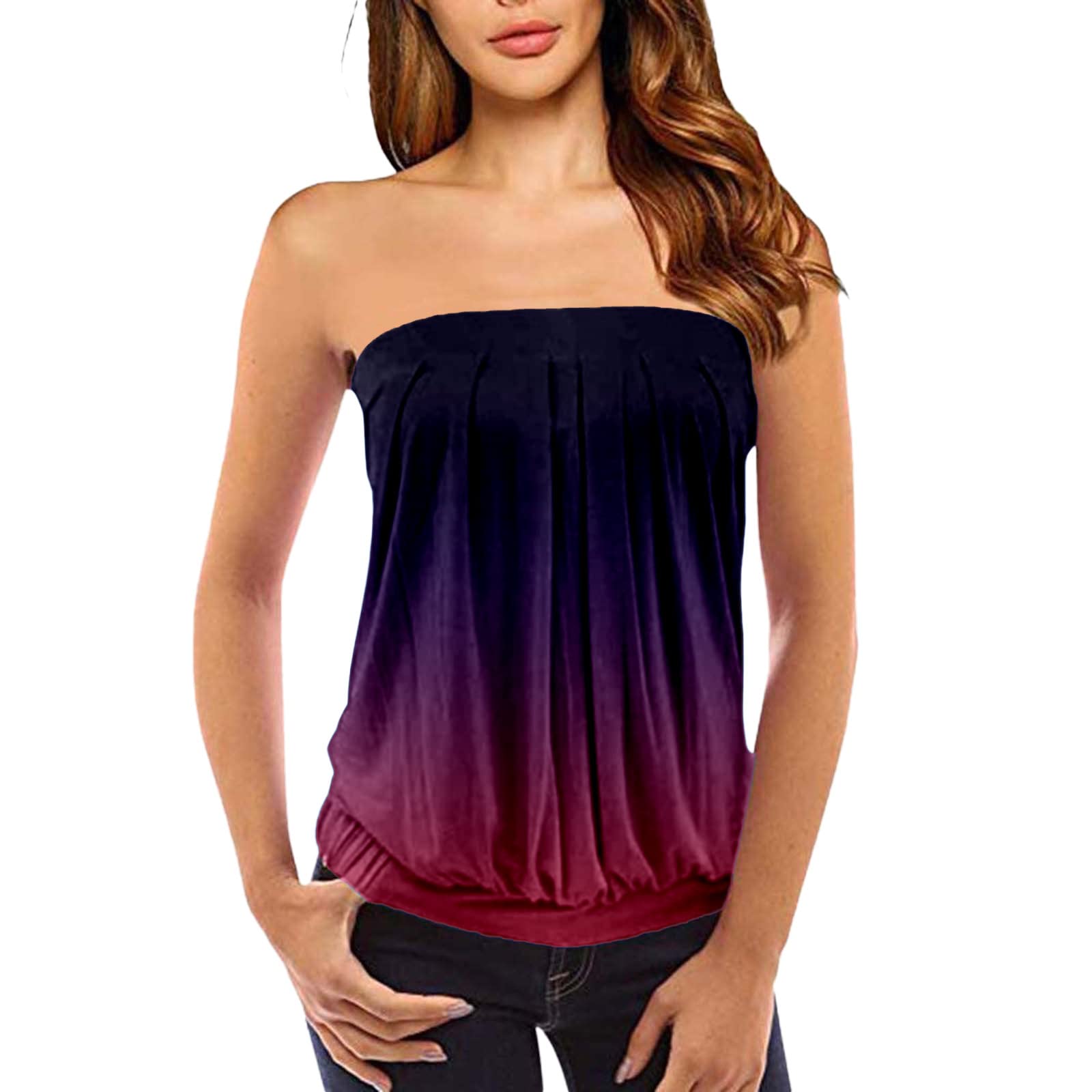 Plus Size Women's Short Sleeve Flowy Tunic Tops - Casual Summer Blouses for Women | Perfect for Beach Outings, Office Wear & Everyday Comfort
