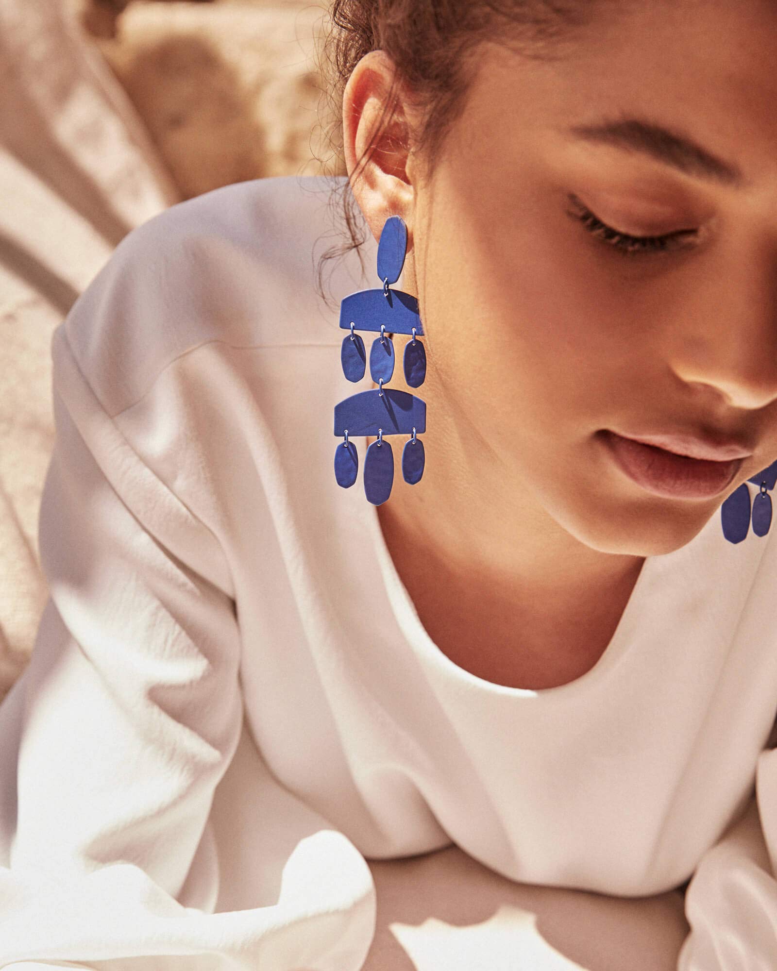 Kendra Scott Emmet Statement Filigree Chandelier Earrings - Matte Emerald Green Dangle Earrings for Women | Perfect for Parties, Weddings & Evening Events
