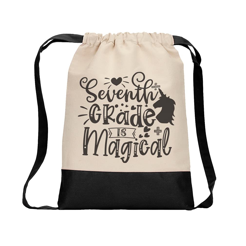 Magical Style B Color Drawstring Backpack - Funny Boy & Girl School Bag for 7th Grade | Perfect for Back to School, Travel & Daily Use