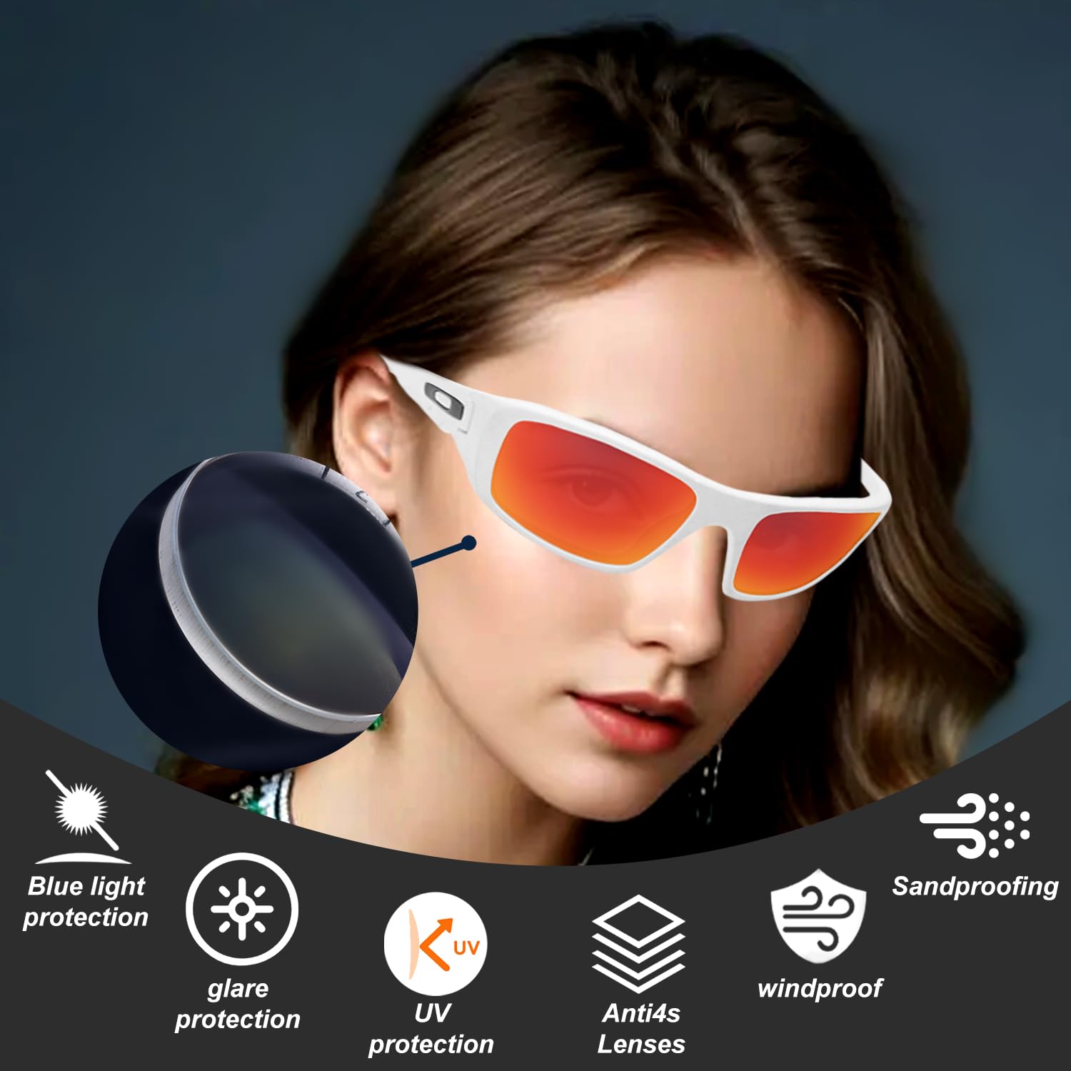 Oakley Valve Sunglasses Replacement Lenses - Polarized & UV Protection - Perfect for Sports, Driving & Outdoor Activities