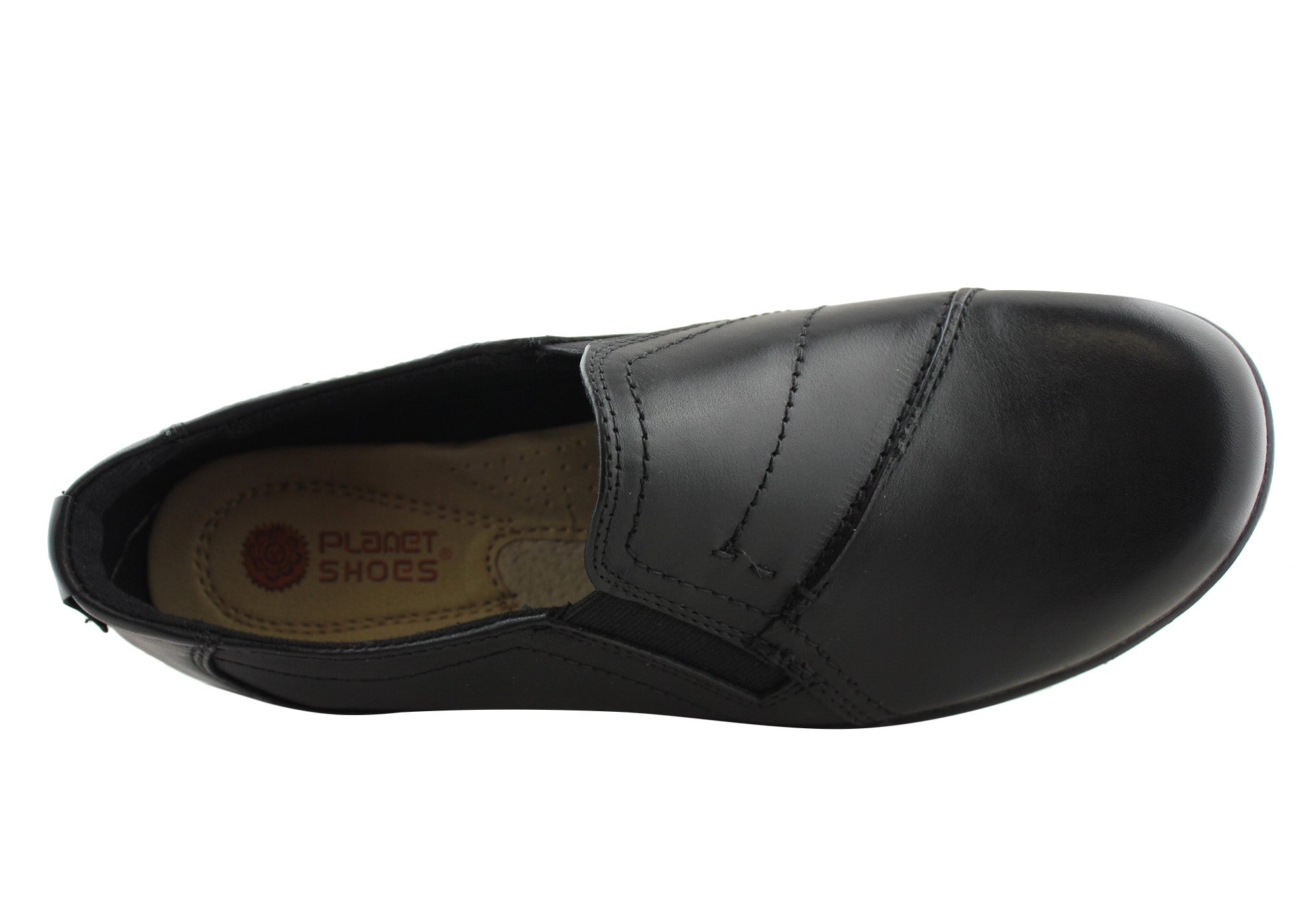 Planet Shoes Jemima Women's Leather Comfort Supportive Cushioned Walking Shoes for Work, Travel & Everyday Wear
