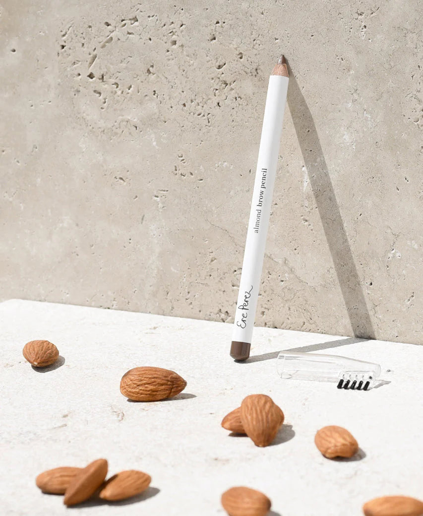 Best Almond Brow Pencil - Natural Wooden Eyebrow Pencil for Precise Shaping & Filling - Waterproof & Long-Lasting - Perfect for Daily Makeup & Professional Use