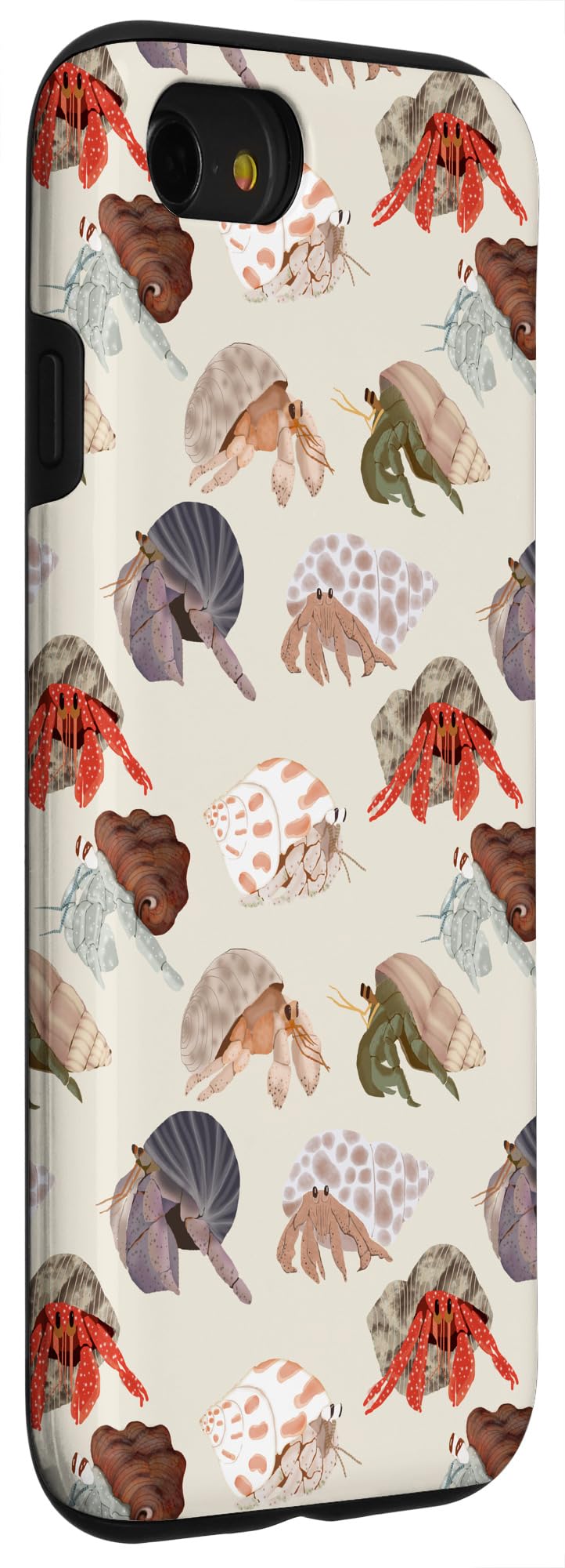 Premium Hermit Crab Case for iPhone SE (2020) / 7 / 8 - Durable Protective Phone Cover with Shell Design - Perfect for Beach Trips, Aquarium Visits & Pet Lovers