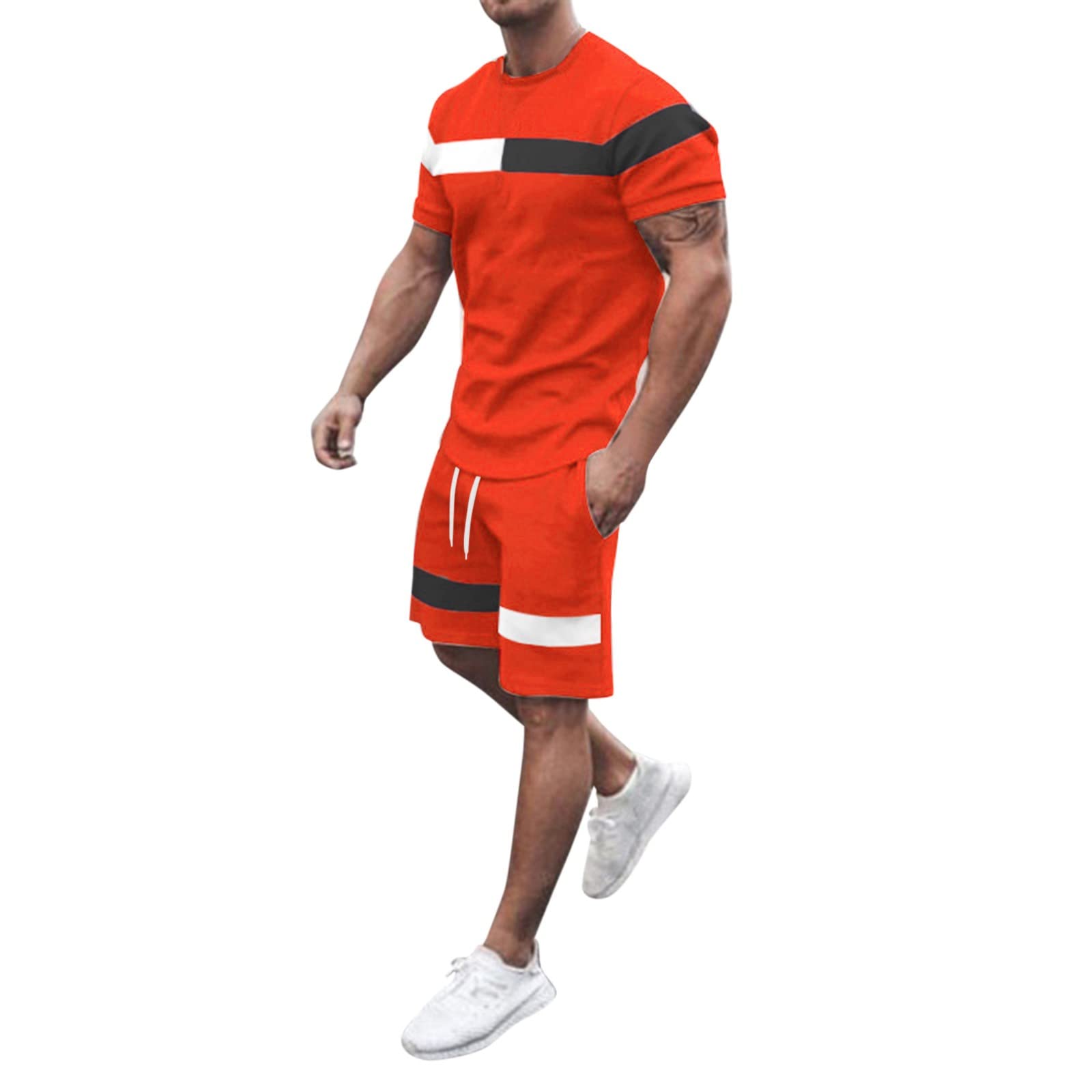 Men's Vintage Bowling Shirt & Shorts Set - Colorful Casual Sportswear with Cooling V-Neck Design | Classic Fit Print for Spring/Summer | Streetwear, Birthday Outfits & Bowling League Apparel