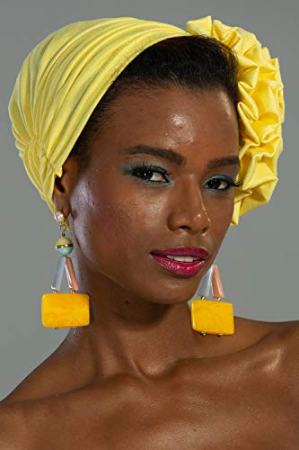 Stylish Cotton Turban Head Wrap for Women - Soft & Breathable Hair Scarf - Perfect for Yoga, Beach, or Everyday Fashion Accessory