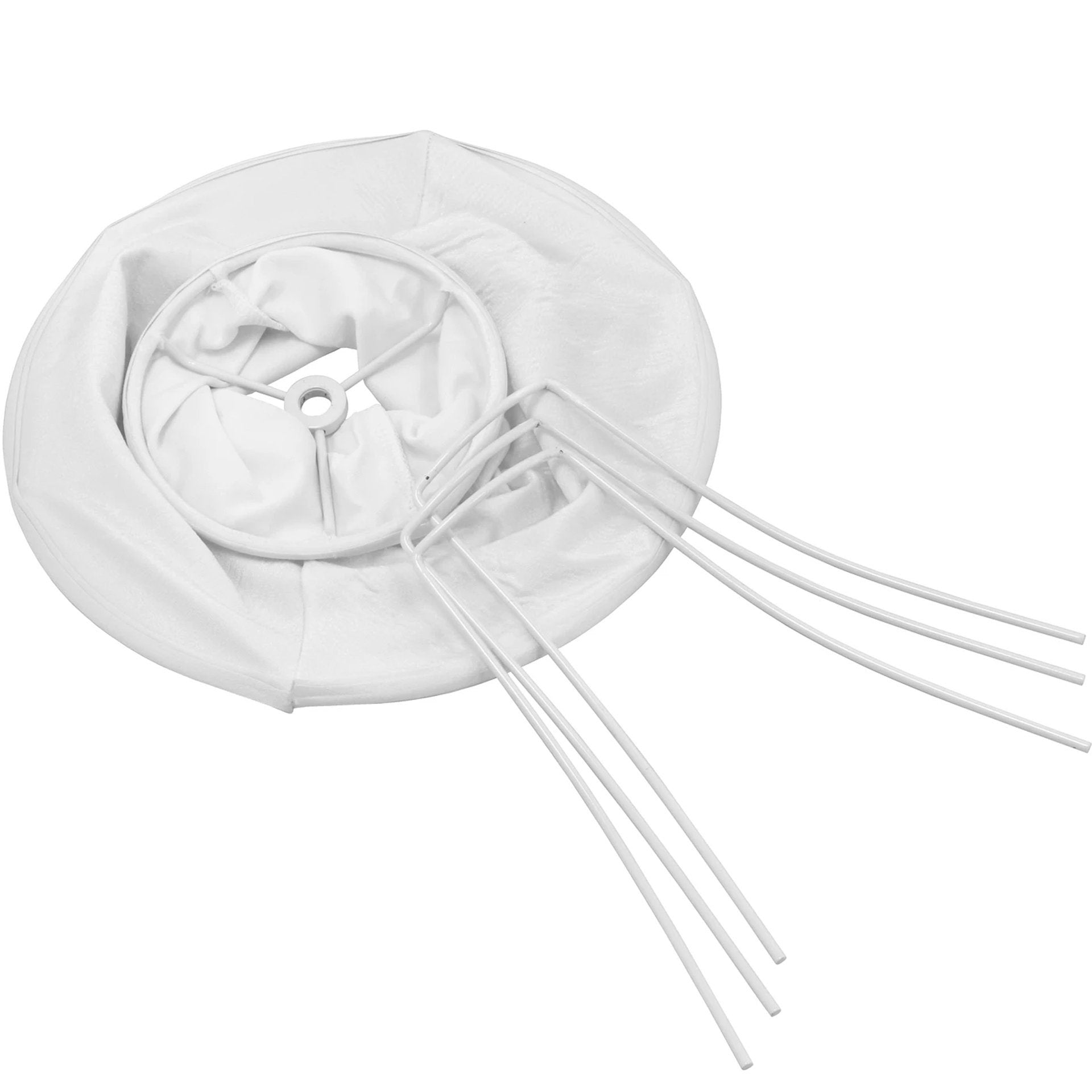 Premium Round Bell Lamp Shades Set of 2 - 5.9x11.8x9.1 Inches, Spider Fitting for Ceiling Lights - Perfect for Living Room, Bedroom & Dining Room Lighting Decor
