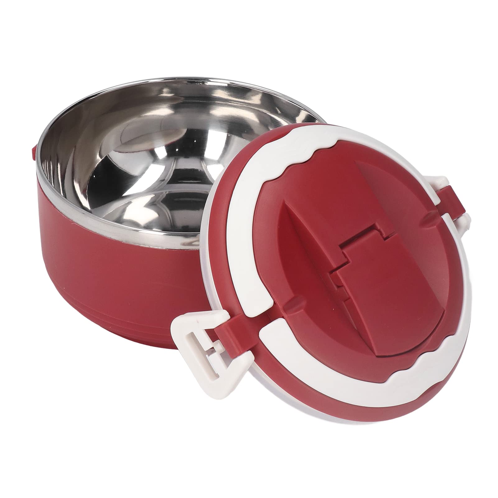 Horoper Stainless Steel Japanese Bento Box - Insulated Thermal Lunch Container for School & Office - Eco-Friendly 304 Liner - Perfect for Meal Prep, Picnics & On-the-Go Dining (Red)