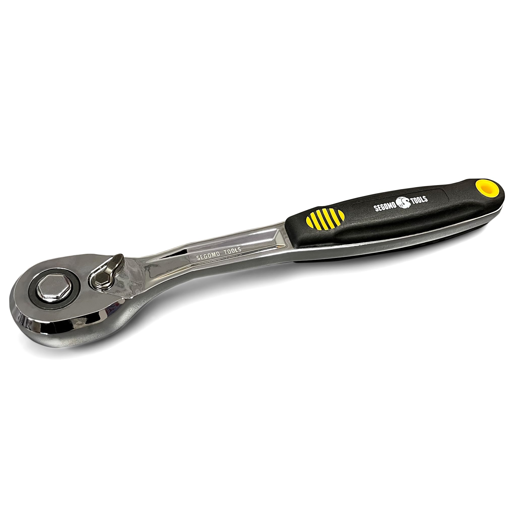 Segomo Tools ST1200-72 1/2 Inch Drive 72-Tooth Heavy Duty Offset Ratchet Wrench - Professional Automotive Repair & DIY Mechanic Tool for Tight Spaces