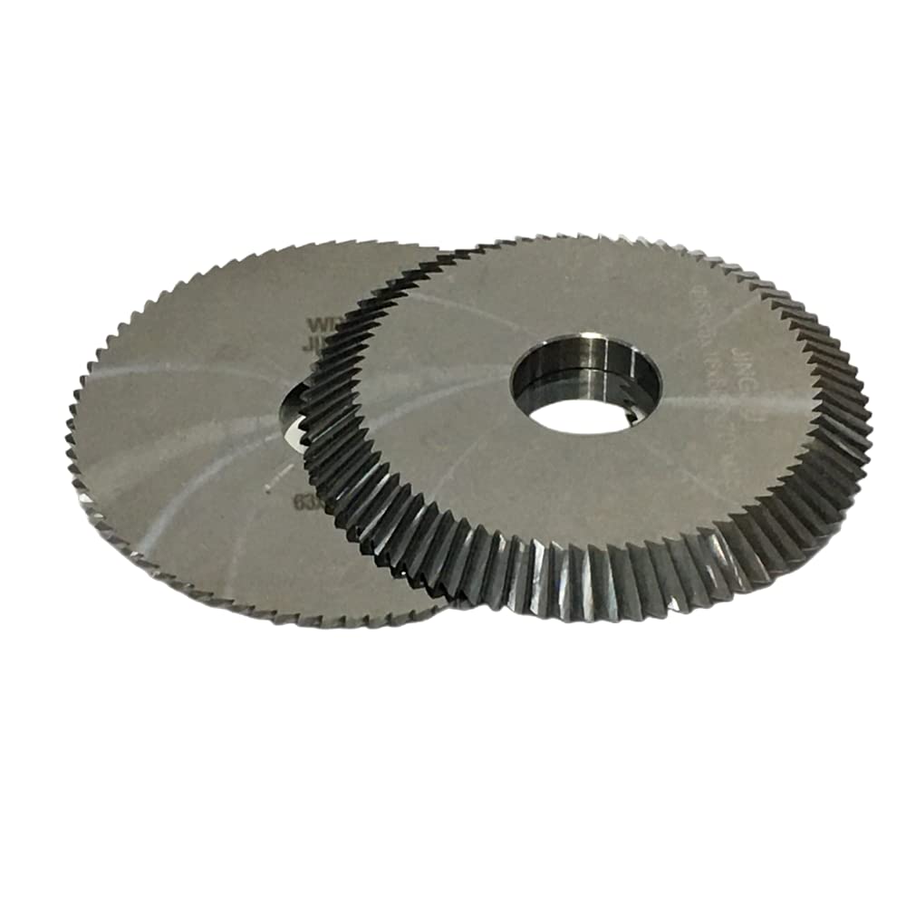 Premium Double Angle Cutter WP034 (RIC09168B) 63x5x16mm Carbide Blade - Compatible with Keyline Ninja Laser, Ninja Total & Dark Key Machines - Professional Edge Cut Key Side Cutting Tool for Locksmiths & Key Duplication (1 Piece) - Perfect for Automotive, Home & Commercial Lock Systems