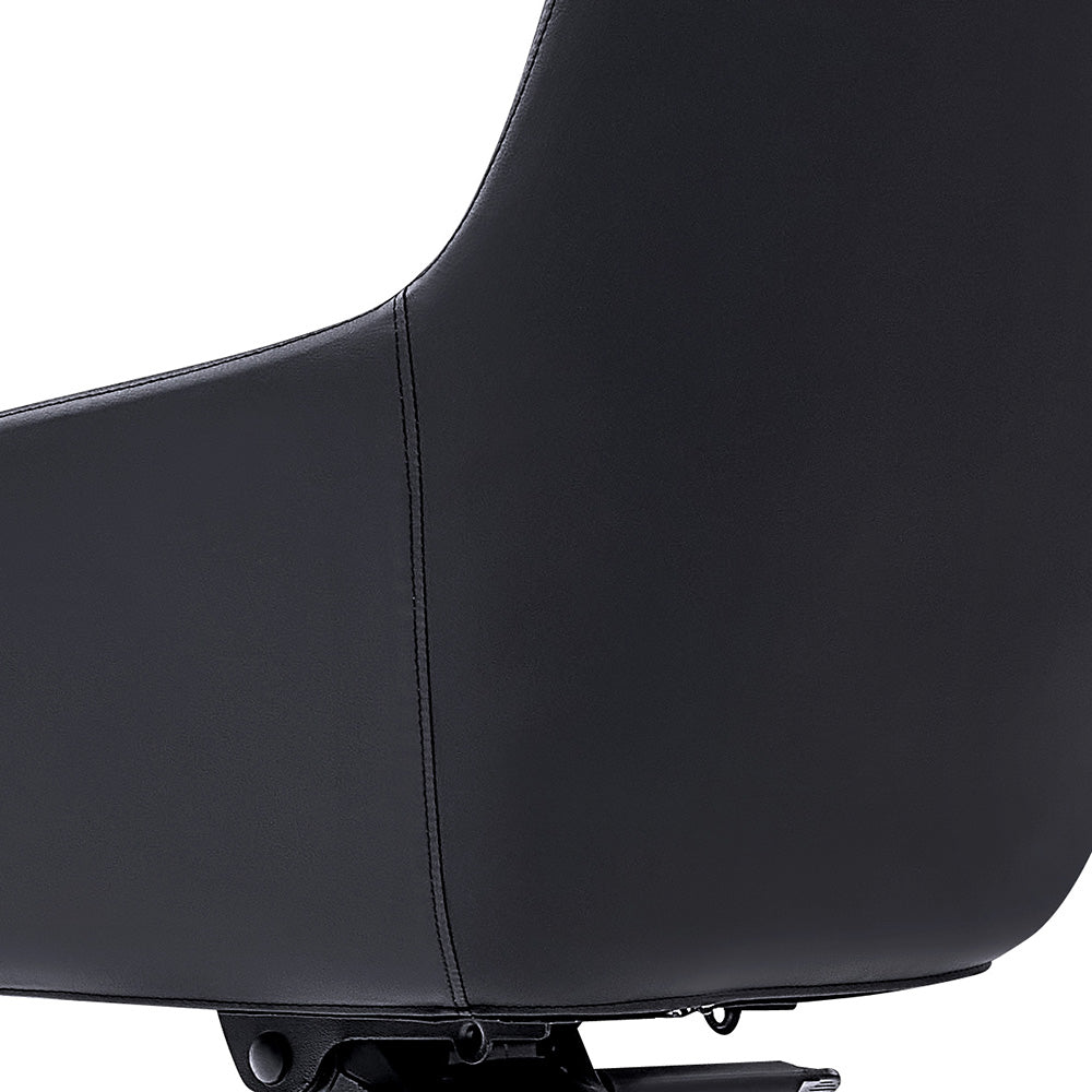QUINN High Back Office Chair - Ergonomic Executive Desk Chair with Lumbar Support, Black - Perfect for Home Office, Gaming & Workspace Comfort