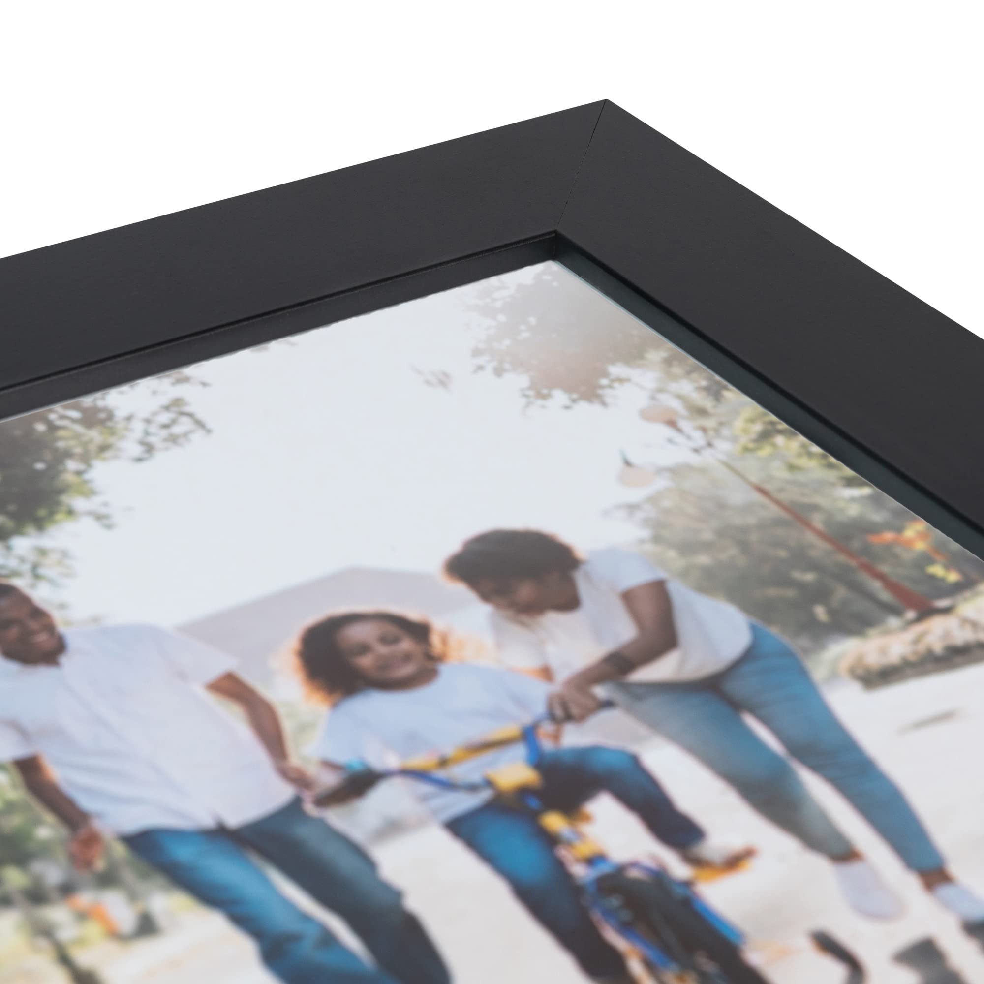 ArtToFrames 21x42 Inch Black Picture Frame - 2 Inch MDF Poster Frame for Wall Art & Photos - Includes Economy Acrylic - Perfect for Home Decor, Office Display & Gallery Exhibitions