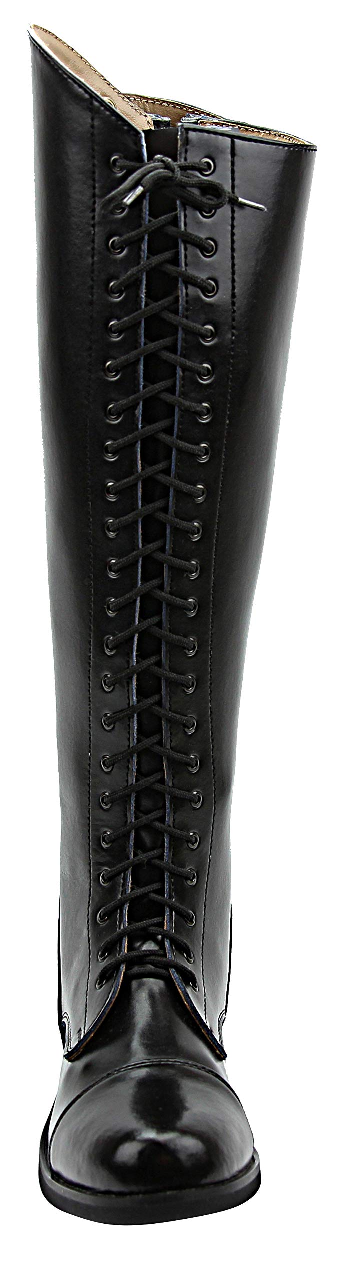 Women's Florence Field Equestrian Riding Boots - Stylish Black Leather Horseback Riding Boots for Ladies | Perfect for Horseback Riding, Countryside Outings & Fashionable Winter Wear