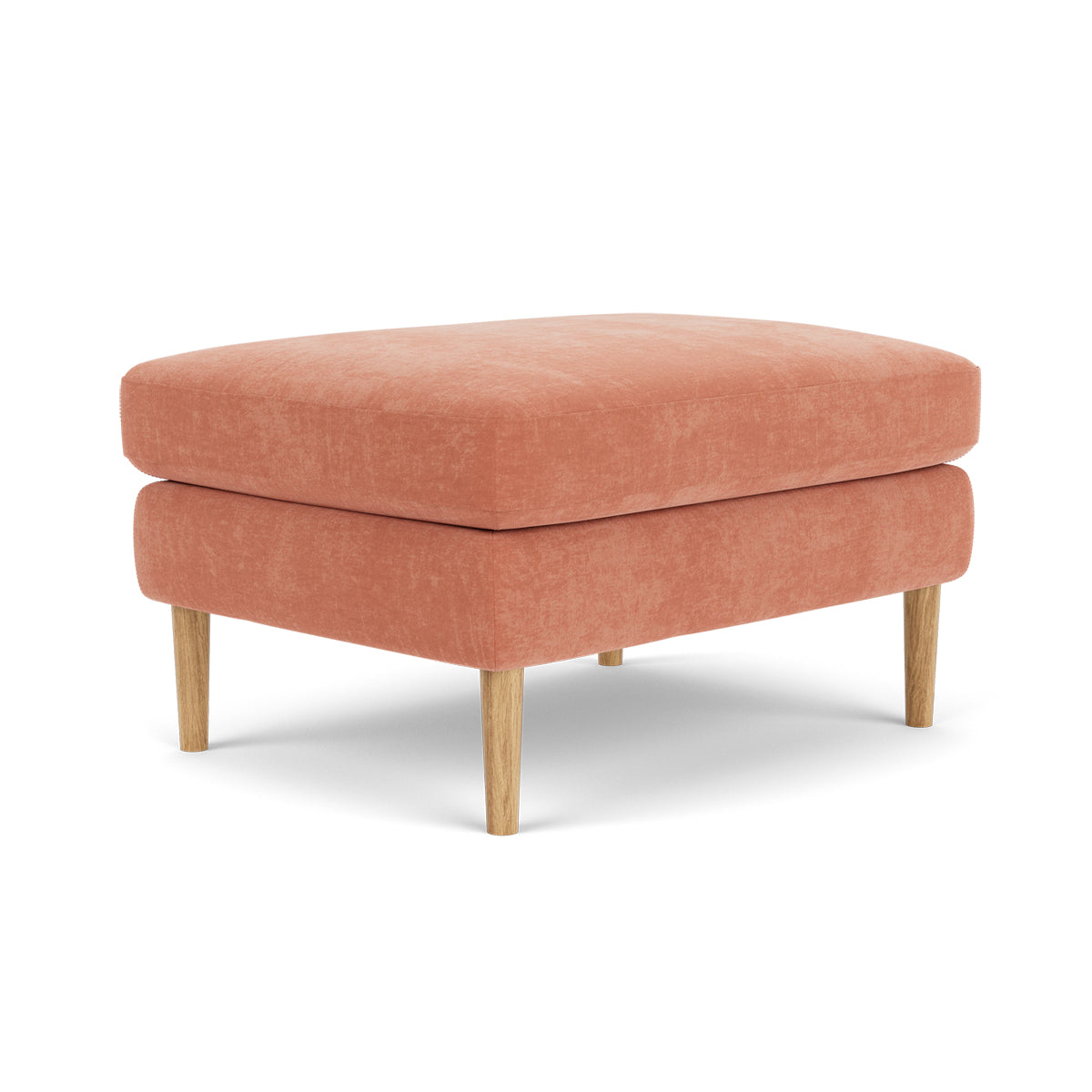 Astha Fabric Ottoman Stool - Soft Round Storage Pouf with Removable Cover for Living Room, Bedroom & Nursery - Perfect for Extra Seating & Home Decor