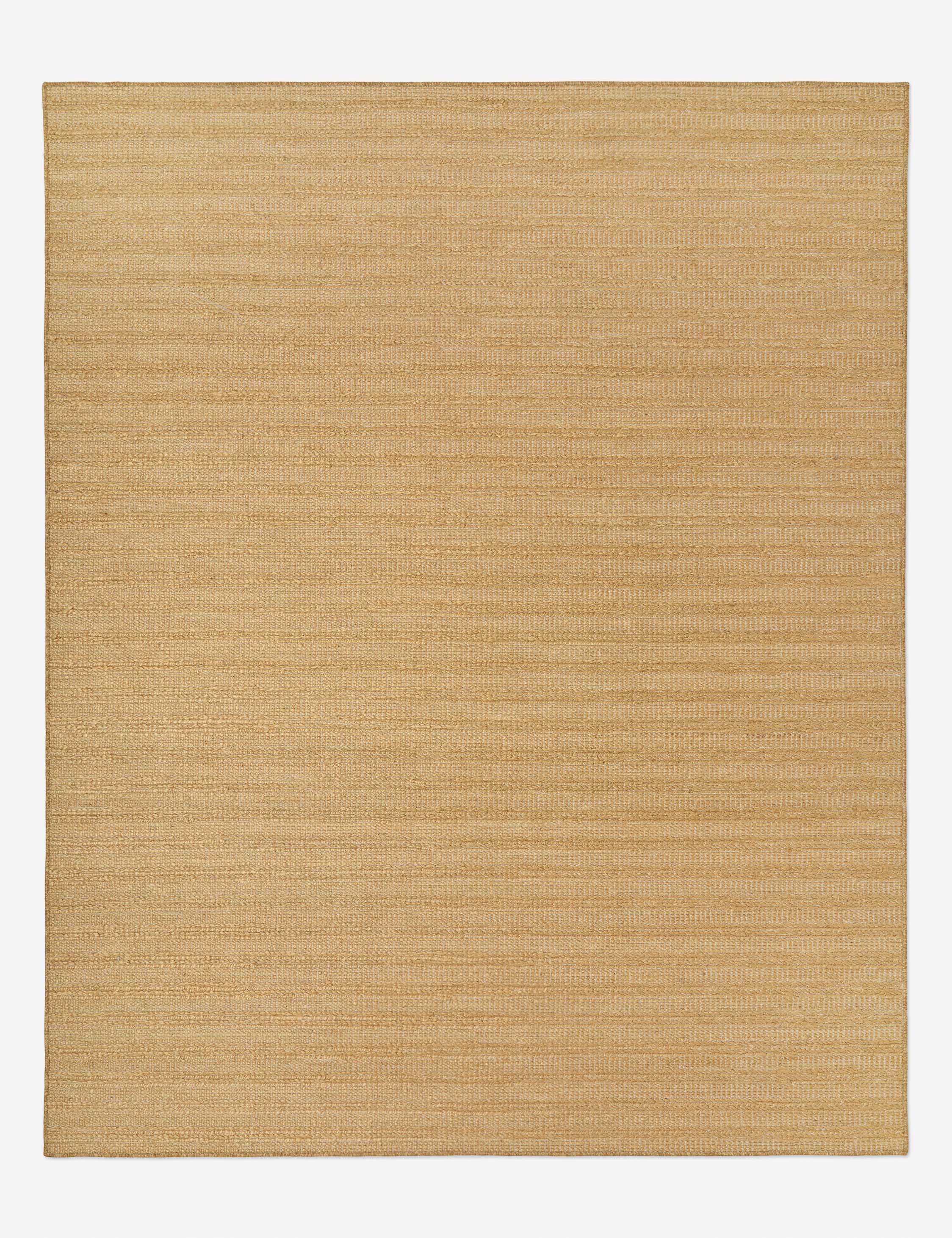 Handmade Custom Laverne Jute Area Rug - Natural Sand Color - Boho Chic Home Decor for Living Room, Bedroom & Nursery