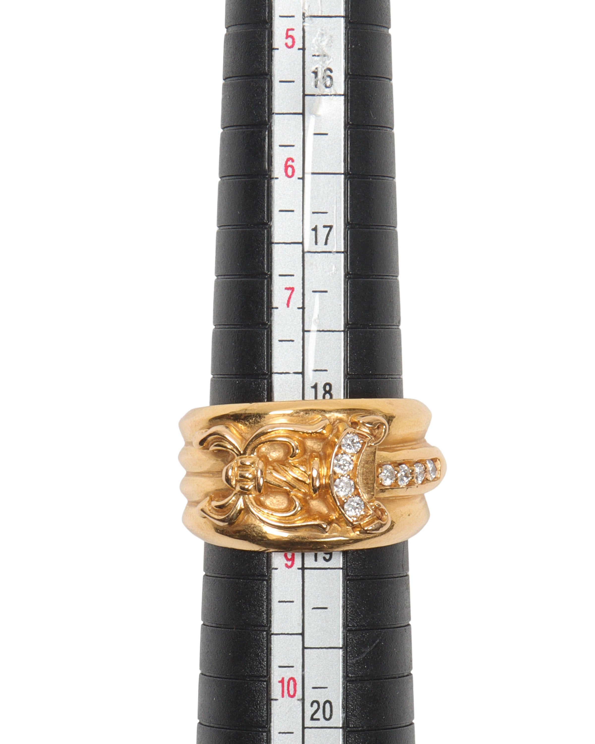 22k Gold Diamond Dagger Ring for Women - Luxury Statement Jewelry for Parties, Weddings & Special Occasions
