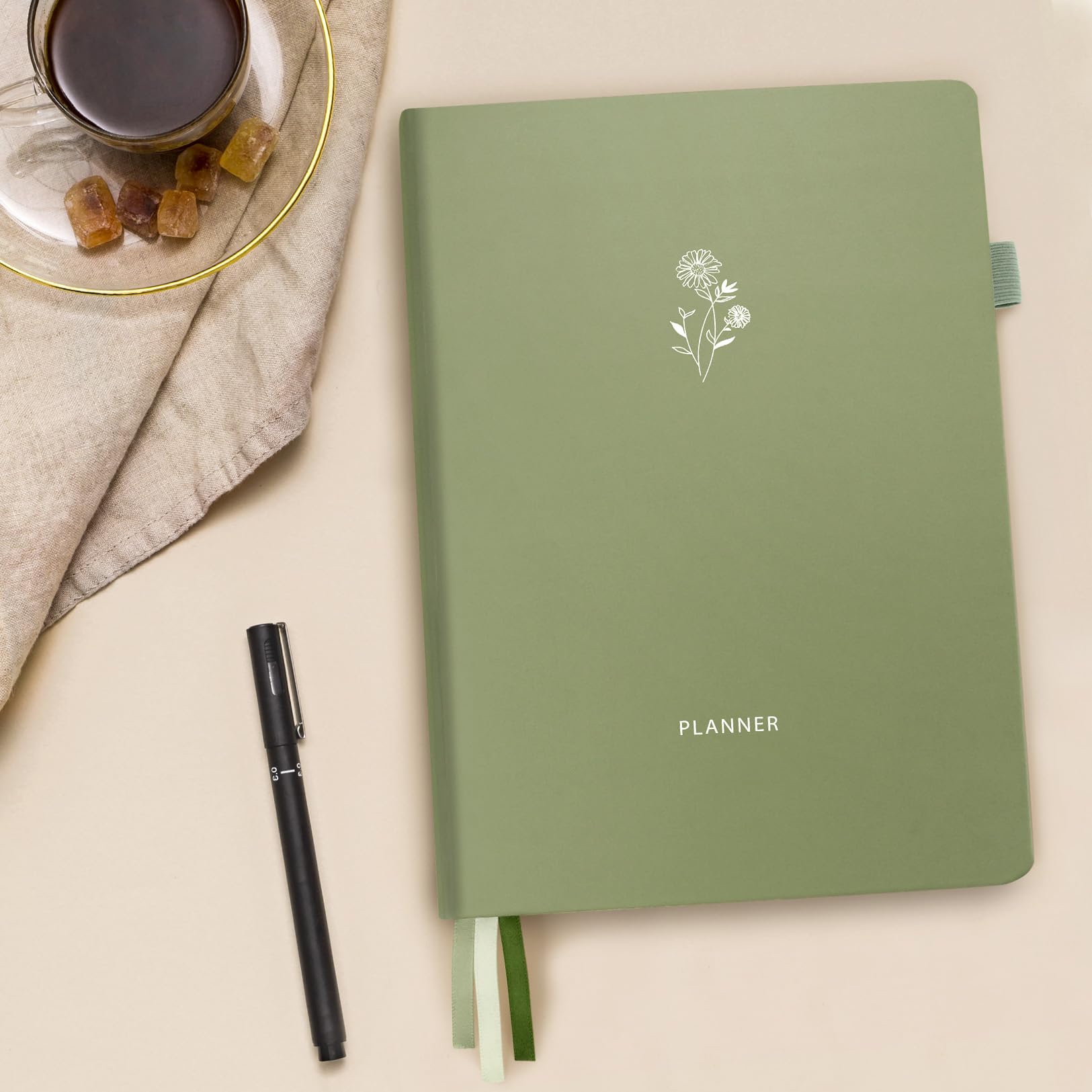 2025-2026 Undated Planner - B5 Daily Weekly Monthly Organizer with 12-Month Calendar, Simplified Large Schedule Notebook for Men & Women (7