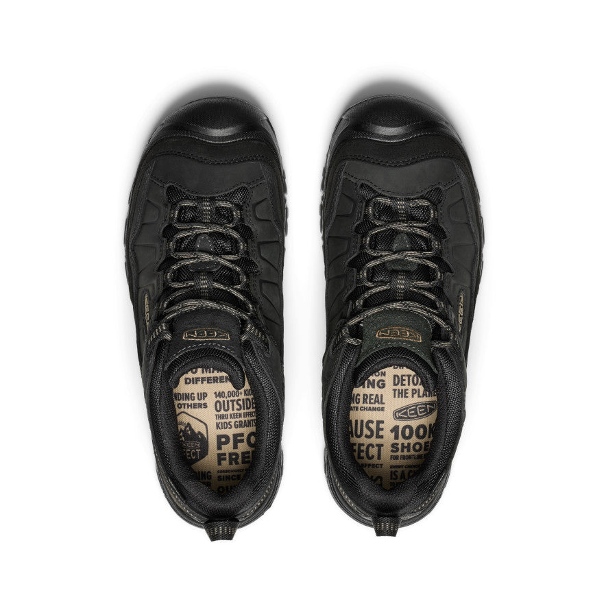 Men's Targhee IV Waterproof Hiking Shoes - Triple Black | Lightweight & Durable Outdoor Boots for Trail Running, Camping & Mountain Climbing