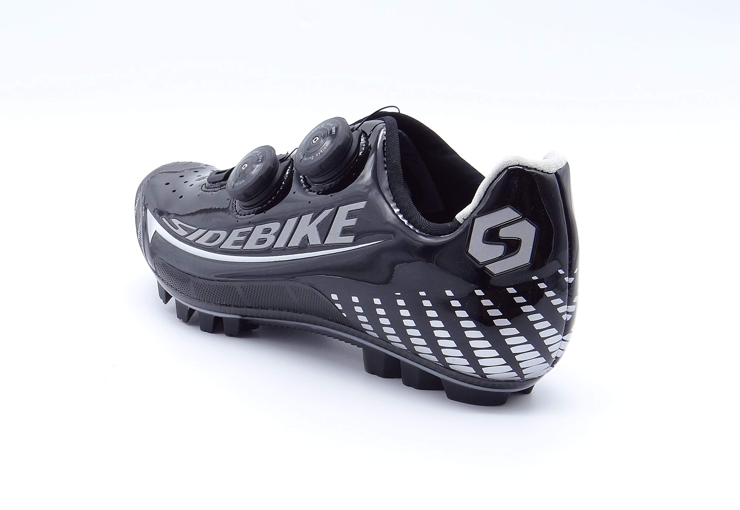 Sidebike Competition Cycling Shoes for Mountain Bike, MTB, BMX, Cyclocross & Gravel Biking - SPD Cleat Compatible with Carbon Fiber Sole - Perfect for Off-Road Trails & Competitive Racing