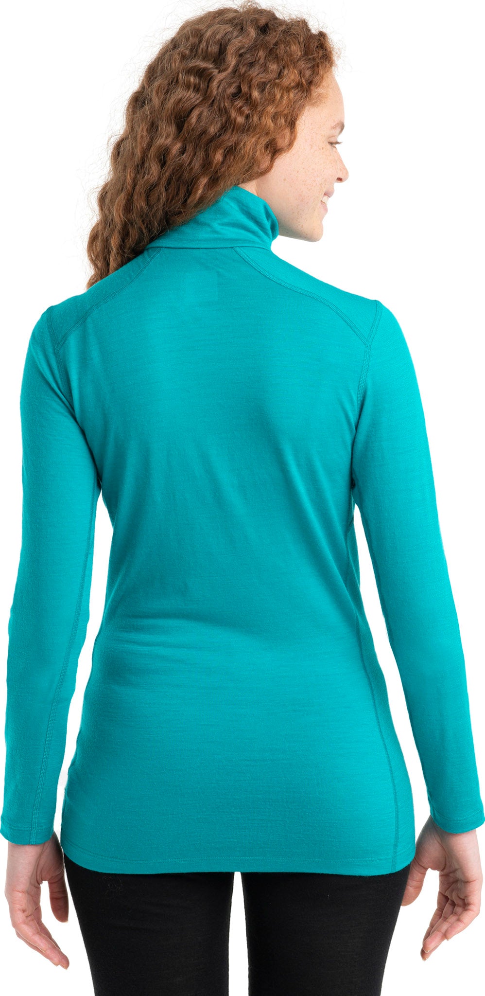 200 Oasis Women's Long Sleeve Half Zip Pullover - Comfortable Thermal Knit Top for Outdoor Hiking, Casual Wear & Winter Layering
