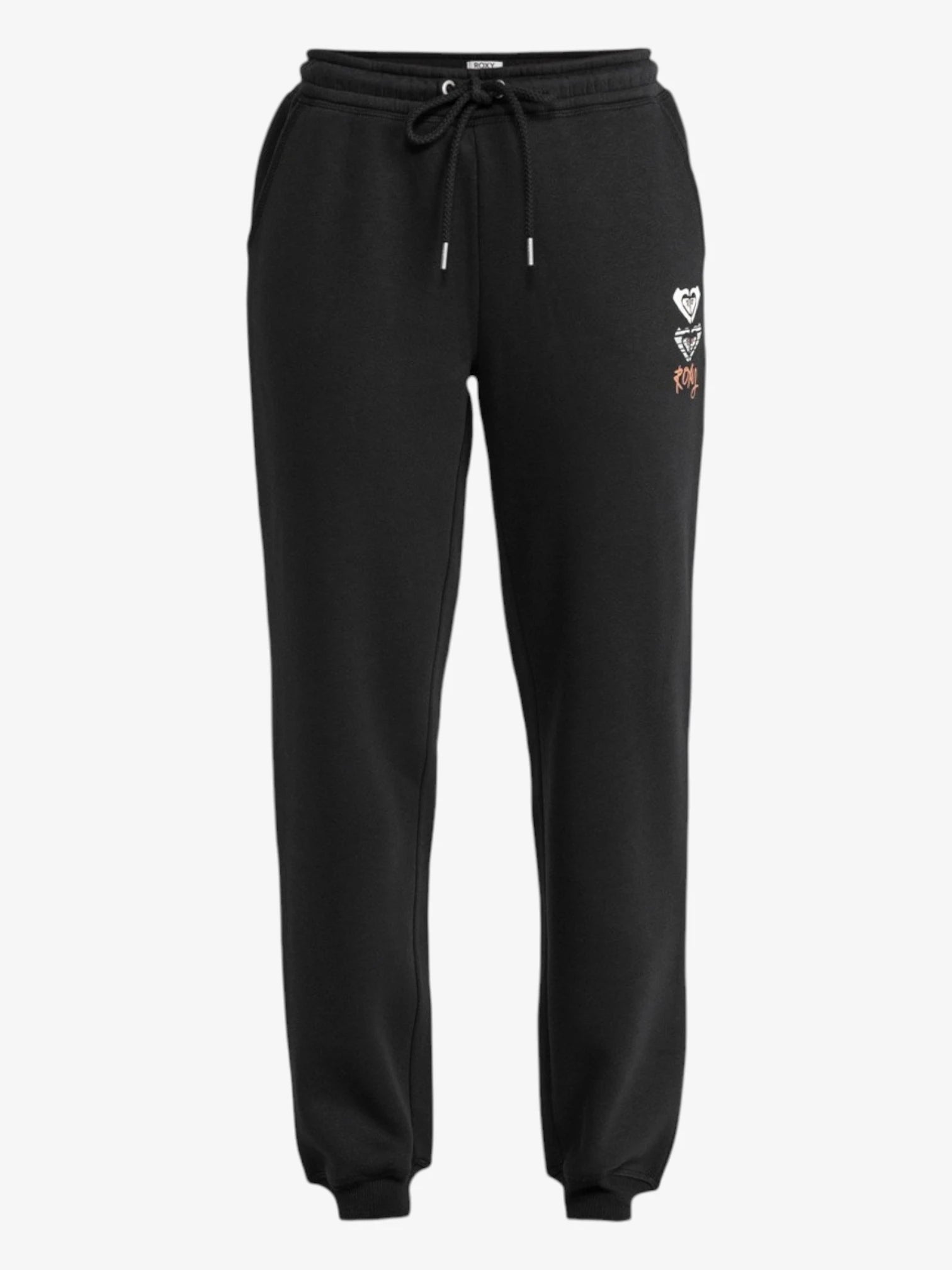 Roxy Surf Stoked Black Jogger Pants for Women - Comfortable & Stylish for Surfing, Yoga, and Casual Wear