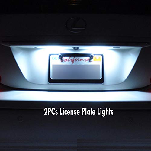 10Pc Canbus Error Free Super White 6000K LED Interior Light Kit for 2005-2006 Jaguar Super V8 – Advanced Computer System Compatible – Perfect for Night Driving & Car Customization