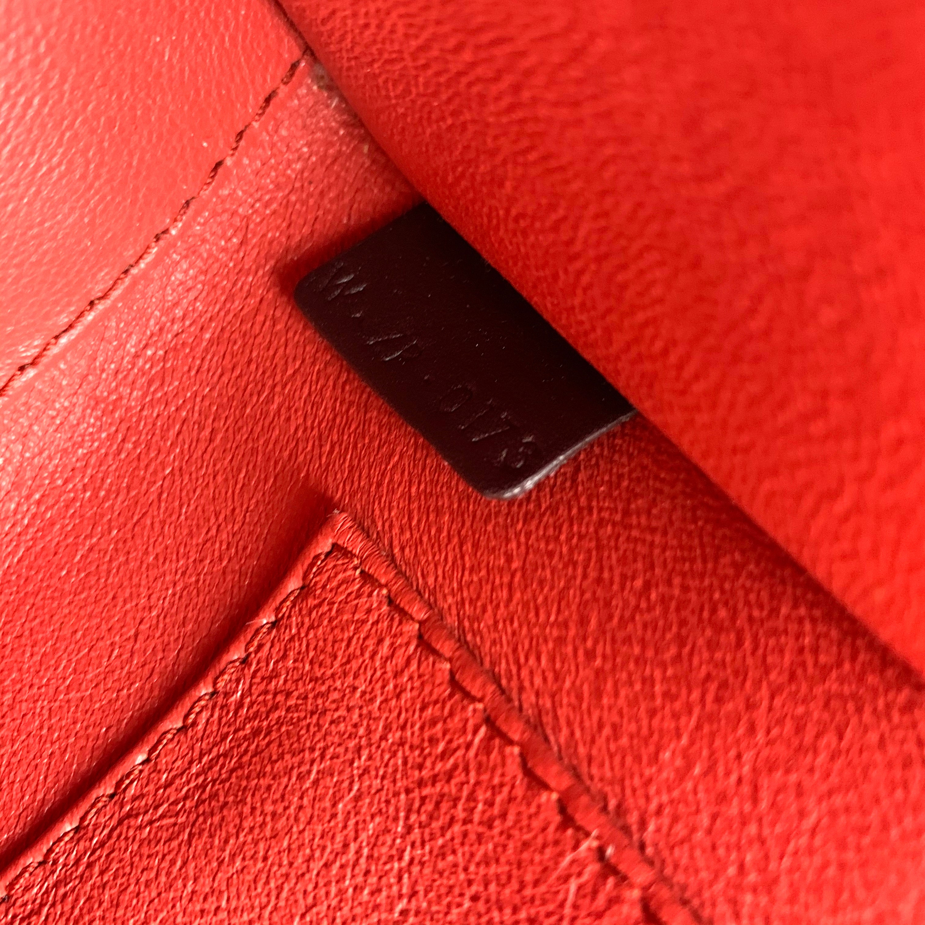 Céline Tri-Color Leather Nano Luggage Tote Crossbody Bag for Women | Stylish Designer Handbag for Work, Travel & Everyday Use