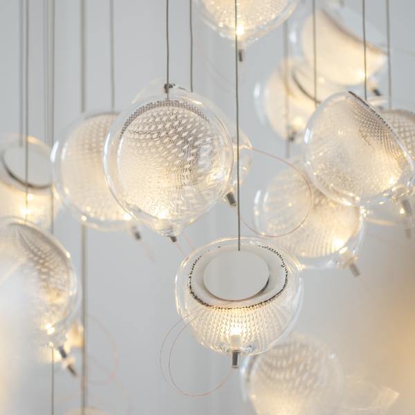 Modern Art Net Pendant Light - Handwoven Rattan Chandelier for Dining Room, Bedroom & Boho Home Decor | Perfect for Farmhouse, Living Room & Kitchen Lighting