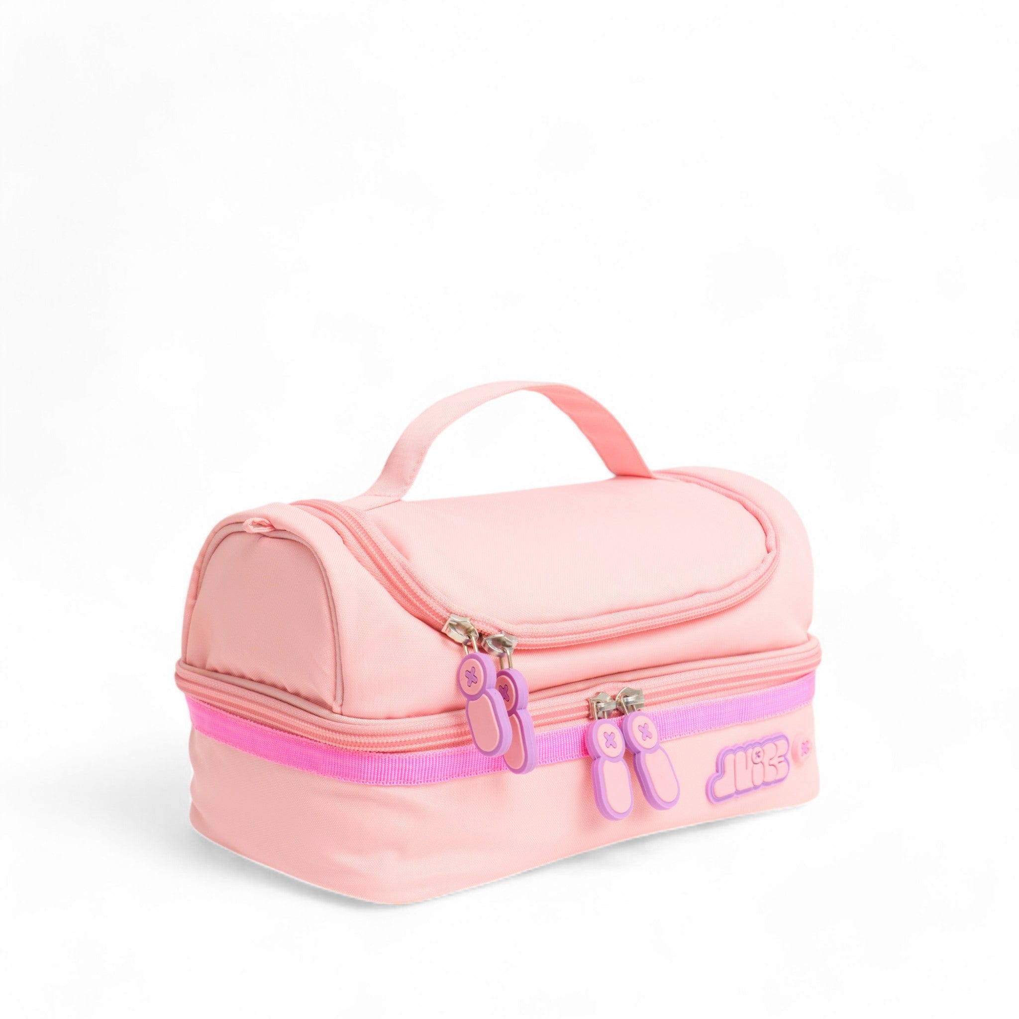 Moji Insulated Lunch Bag for Women & Men - Leakproof Reusable Lunch Box Carrier with Handle, Perfect for Work, School & Picnics (Pink)