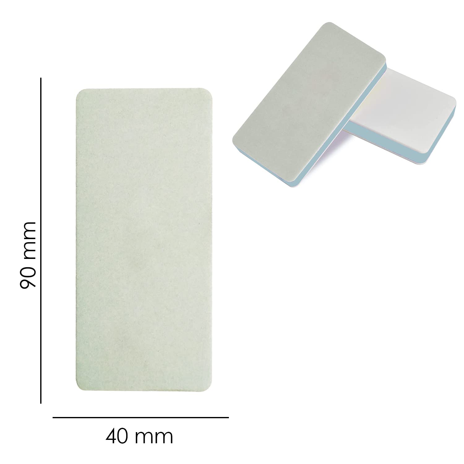 3-Piece DIY Nail Art Sponge Set - Soft Grip Nail Sponge, Pedicure & Manicure Cleaning Pads for Professional & Home Nail Care - Perfect for Salon, Spa & At-Home Nail Art