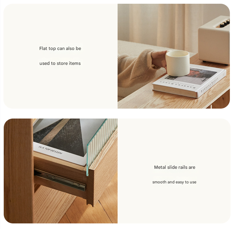Modern Oak Solid Wood Bookcase - Stylish and Durable Bookshelf for Home Office, Living Room, or Library Storage