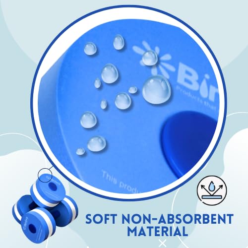 Aqua Fitness Water Weights for Pool Exercise - Adjustable Pool Dumbbells for Water Aerobics & Swimming Training - Perfect for Home Pools, Aquatic Therapy & Senior Water Workouts