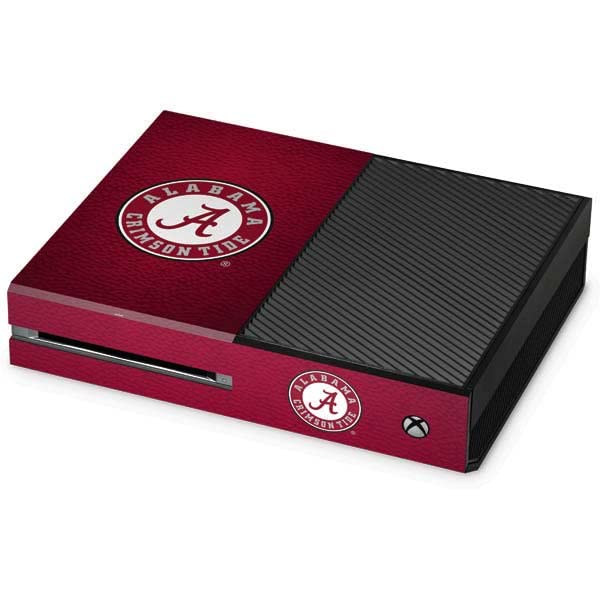 Official University of Alabama Xbox One Skin - Licensed NCAA Gaming Decal for Xbox One Console & Controller | Perfect for Game Rooms, Dorm Decor & Alabama Crimson Tide Fans