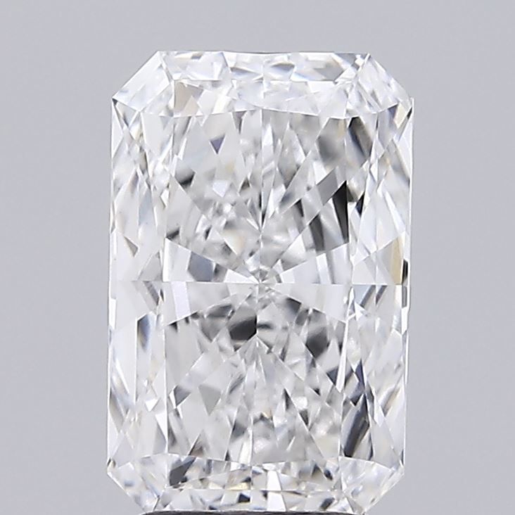2.84 Carat E Color VVS2 Clarity Radiant Cut Lab-Grown Diamond for Engagement Rings & Fine Jewelry