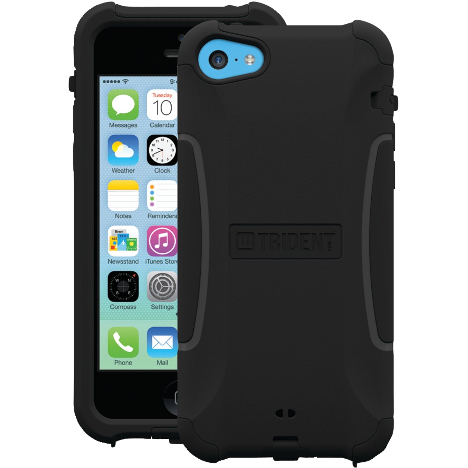 TRIDENT iPhone 5c Case - Aegis Series Black for Outdoor Protection